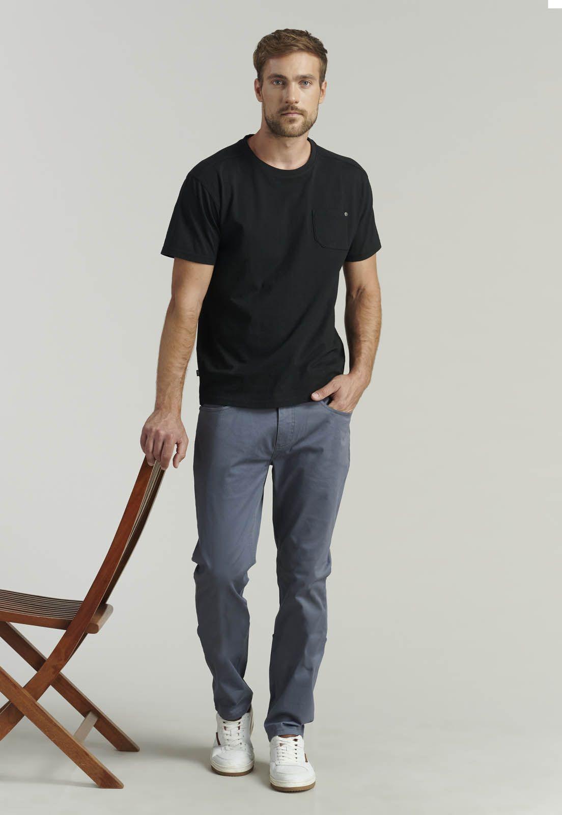 Pantalón Five Pocket Fr Navy-4