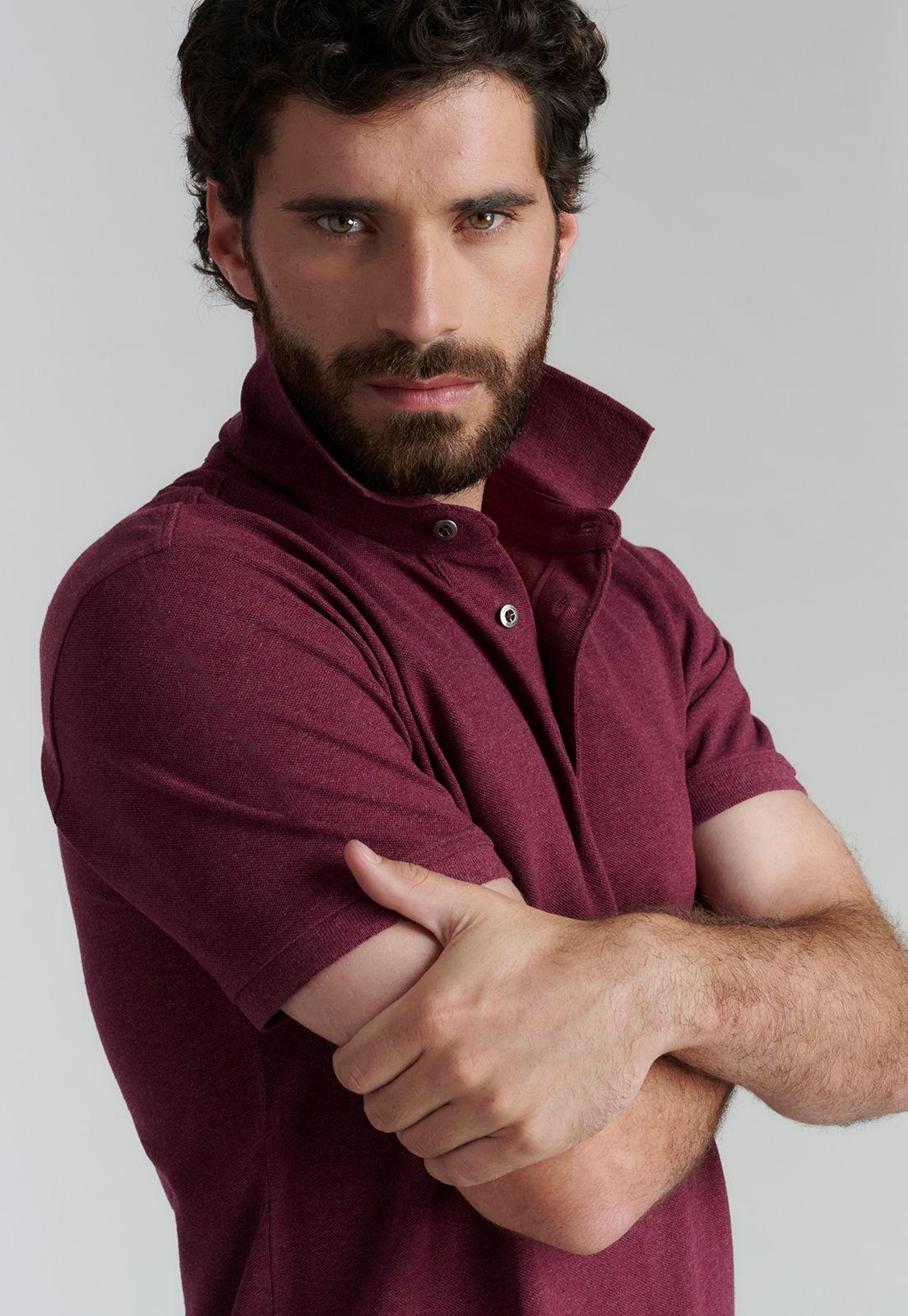 Polera Boston Fjs Merlot Melange-4