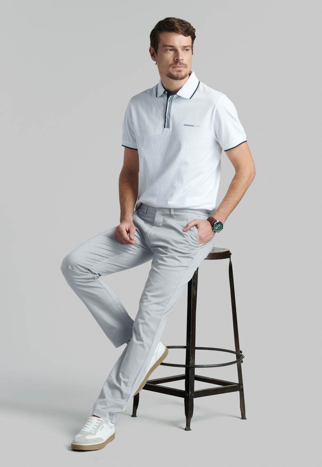 Pantalón Twill Slim /31 Business Dk Ash-4