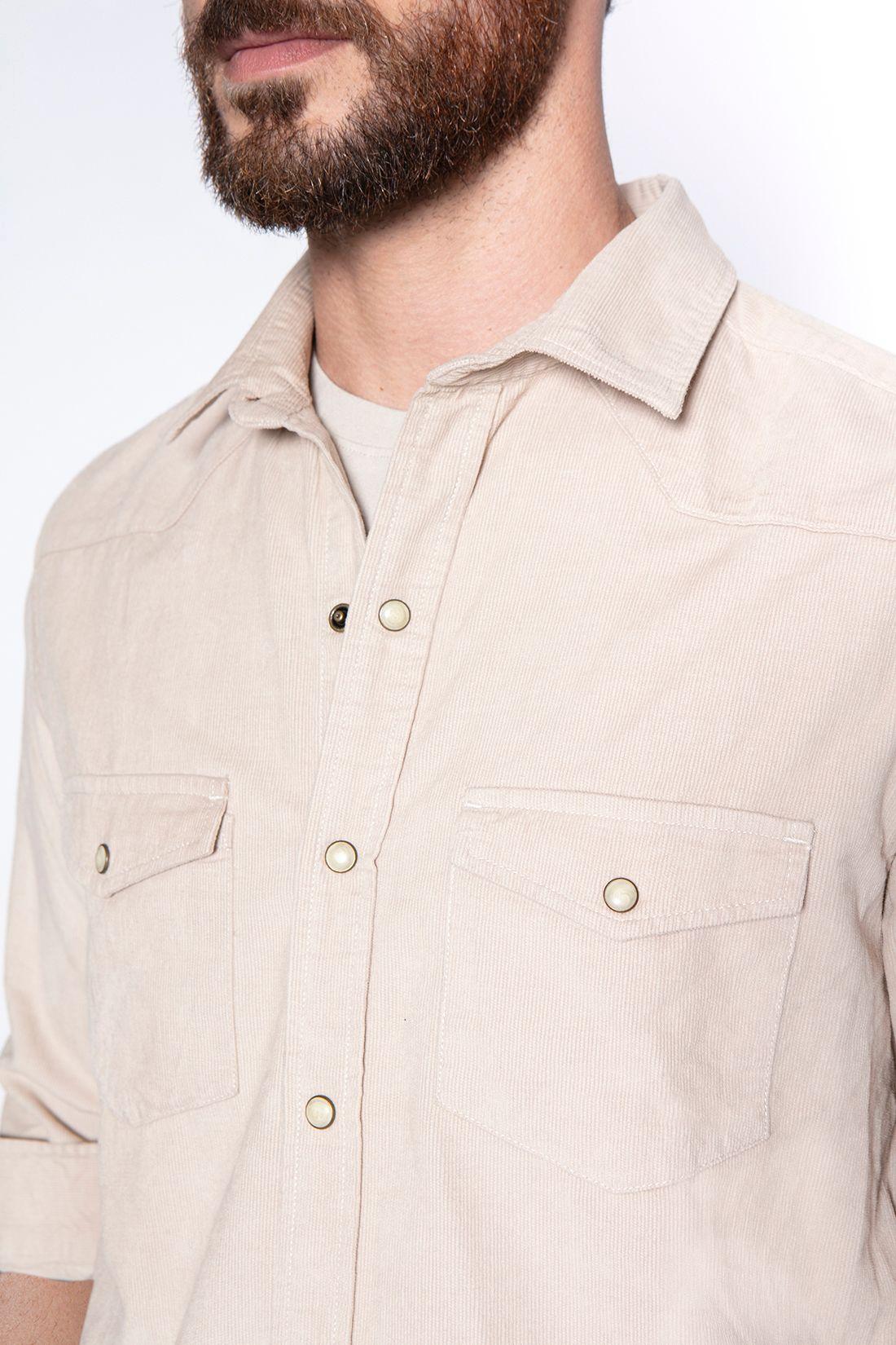 Camisa Corduroy F Sand-2