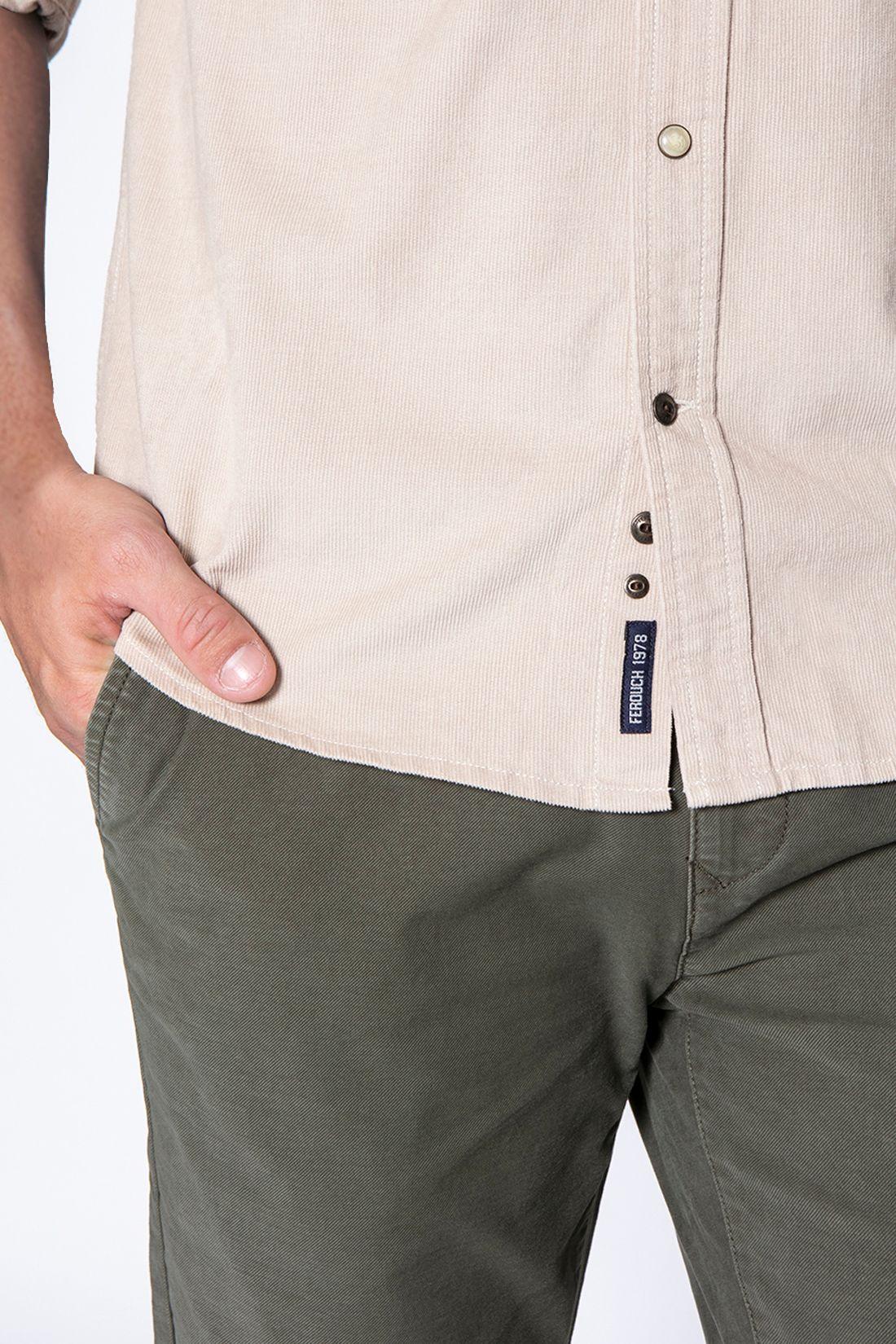 Camisa Corduroy F Sand-4