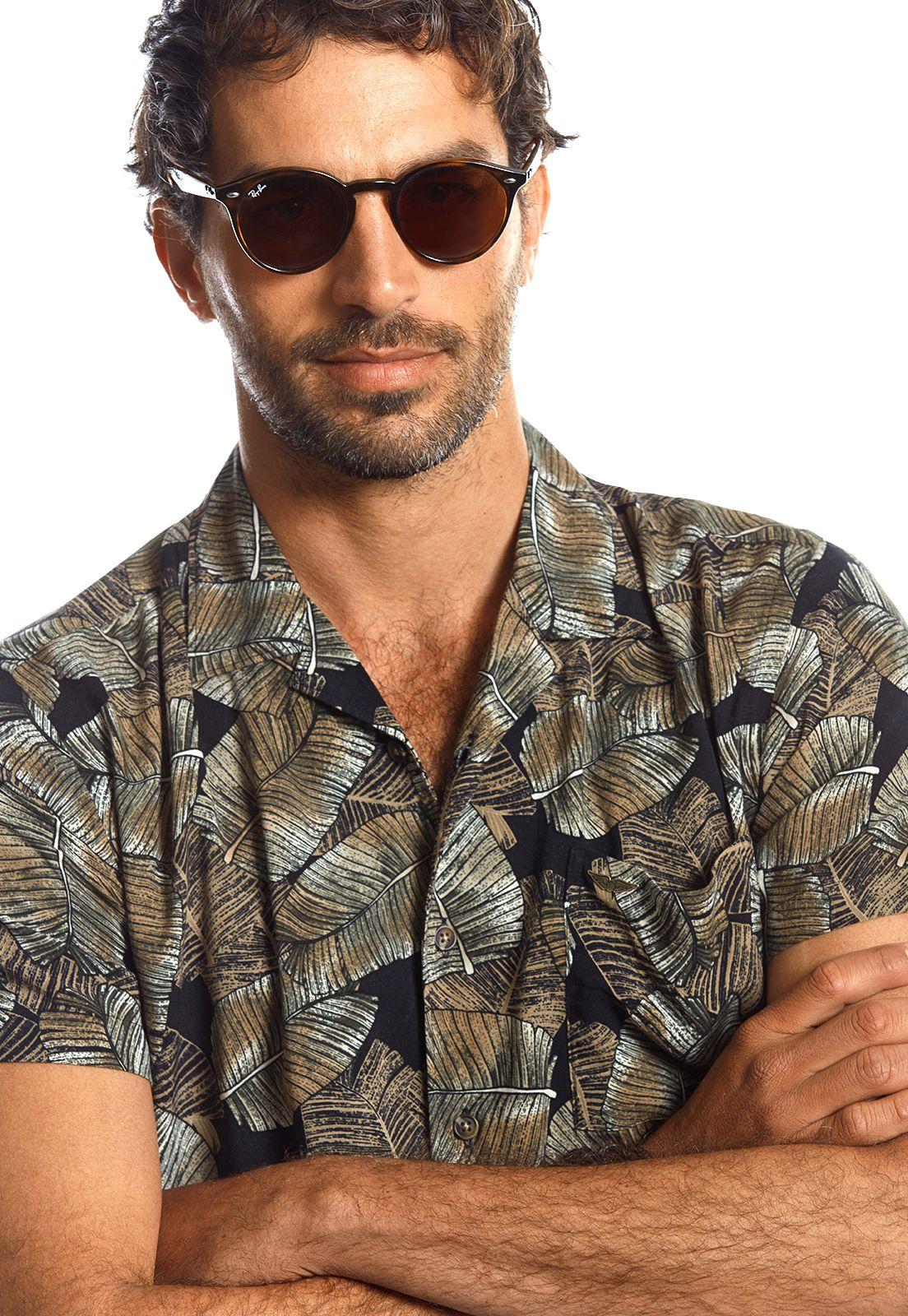 CAMISA MANGA CORTA HAWAI FJ BLACK-3