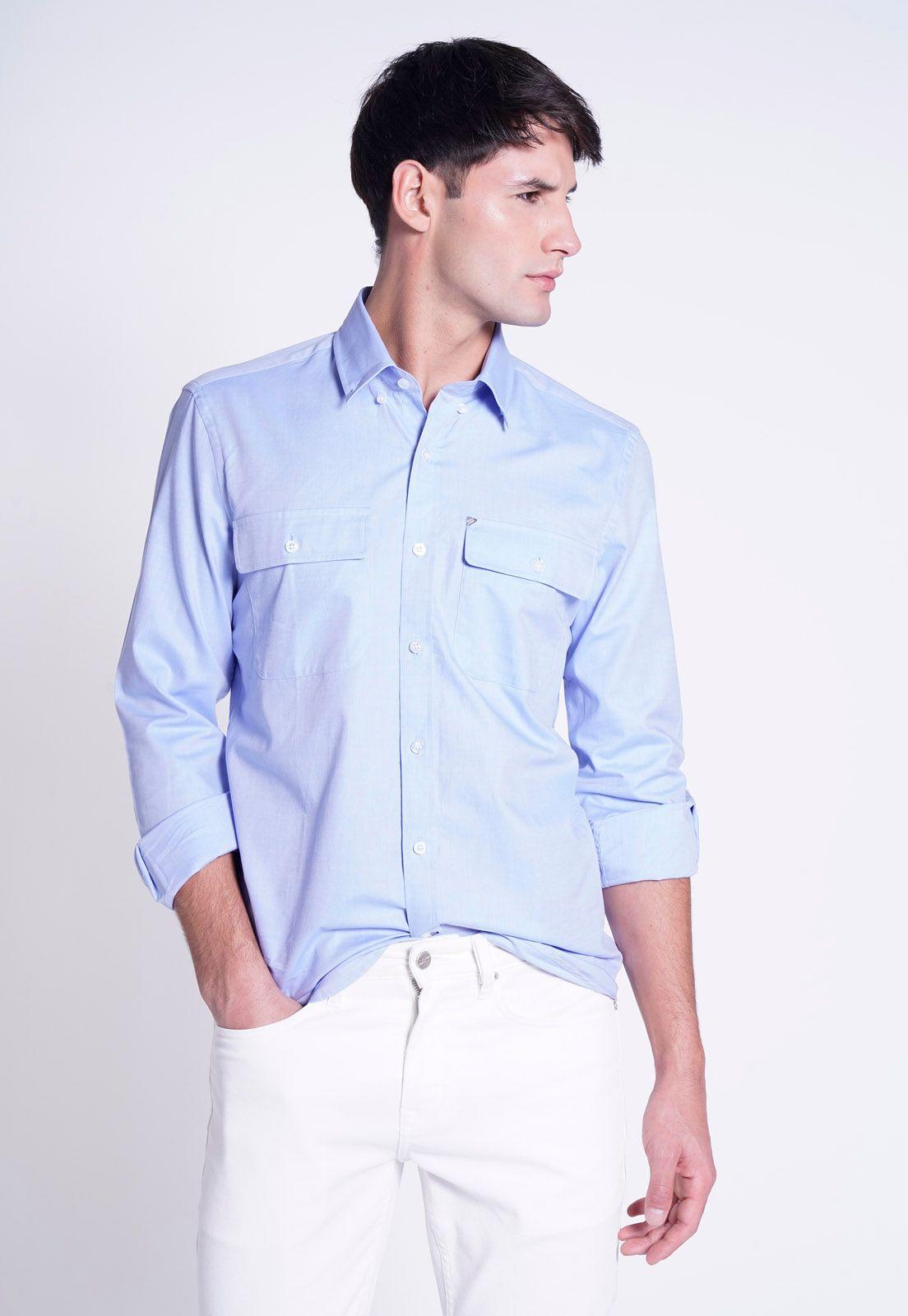 CAMISA RAMBLA SKY-0