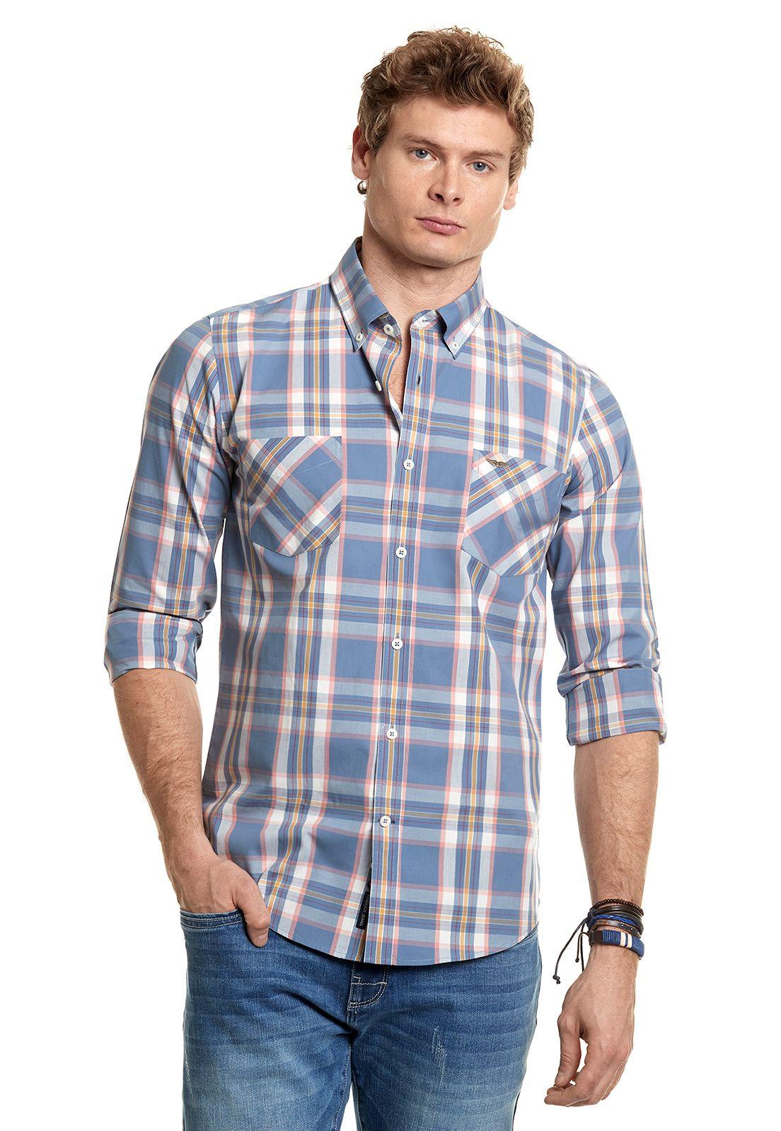 CAMISA CHECKERED SILVER FJ STONE-0
