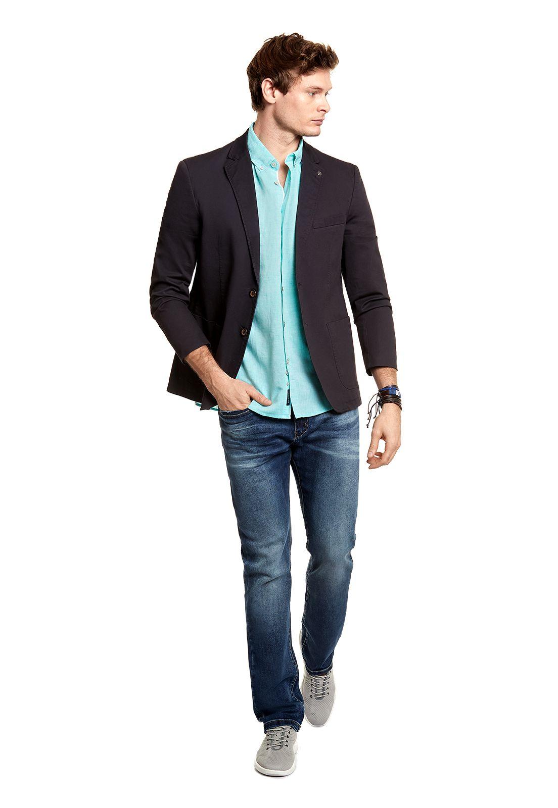 Blazer Manhattan Fj Navy-1