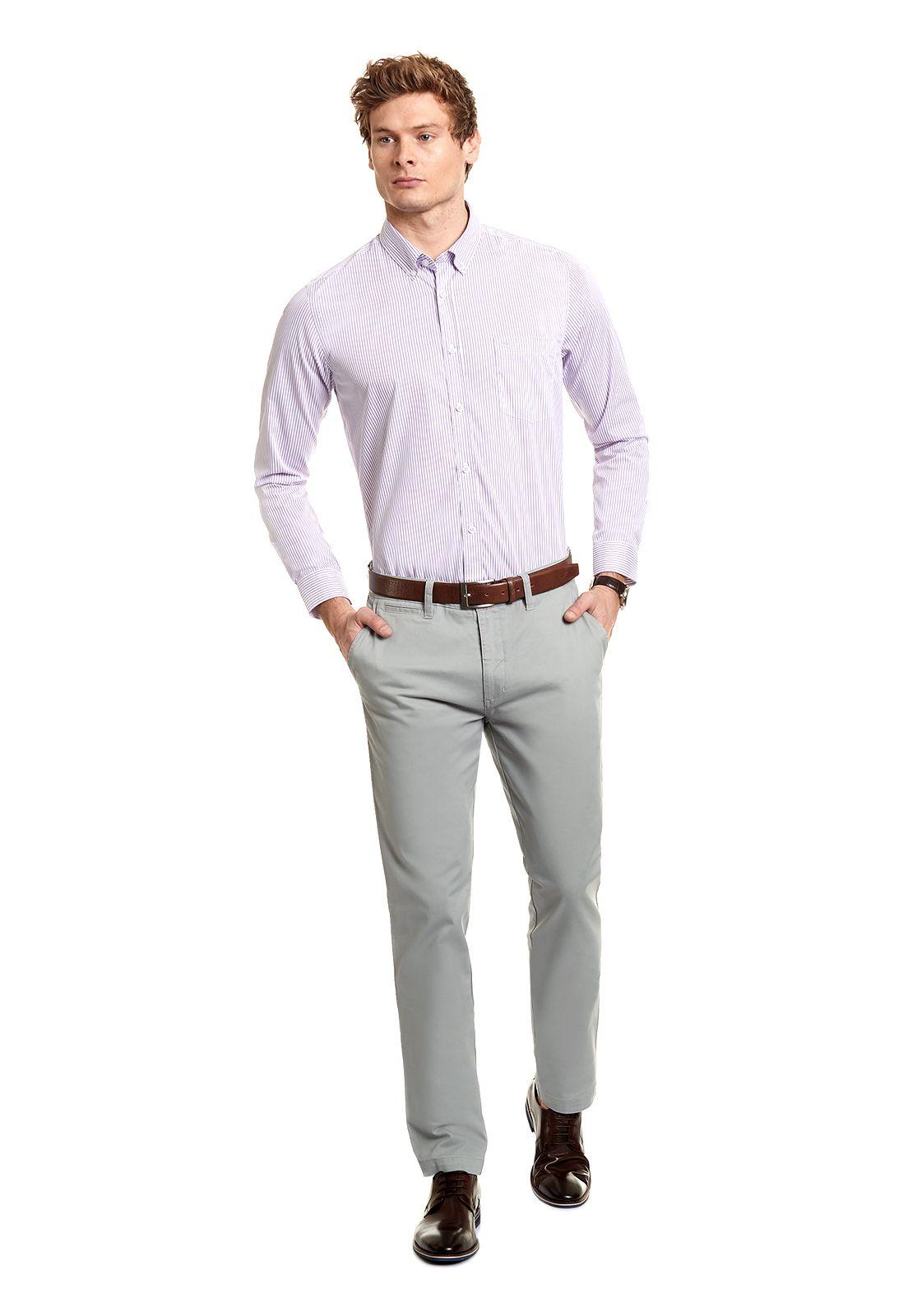 Camisa Listada Austin Violet-1