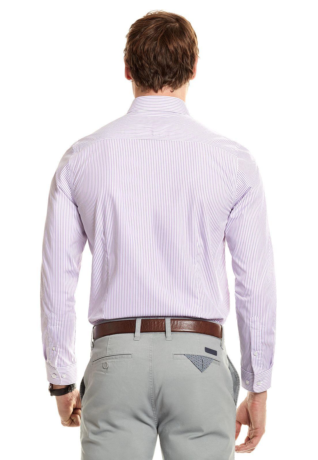 Camisa Listada Austin Violet-2