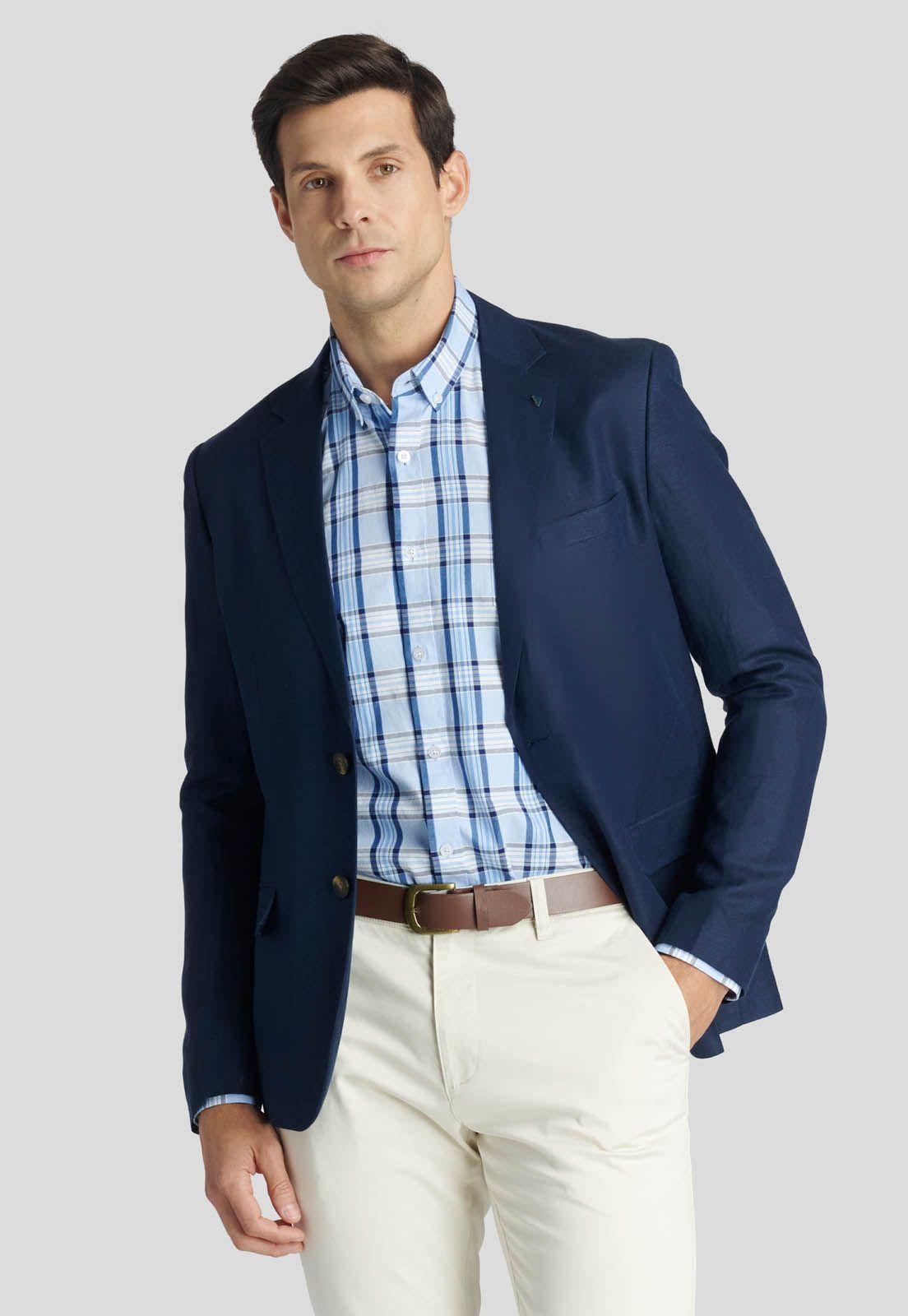 Camisa Roma Heritage Navy-4