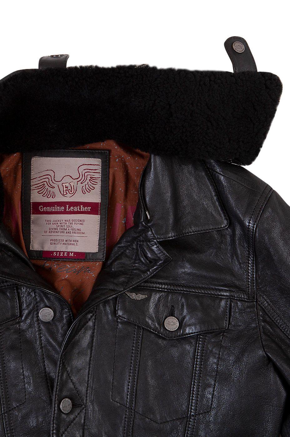 Chaqueta De Cuero Dublin Black-4