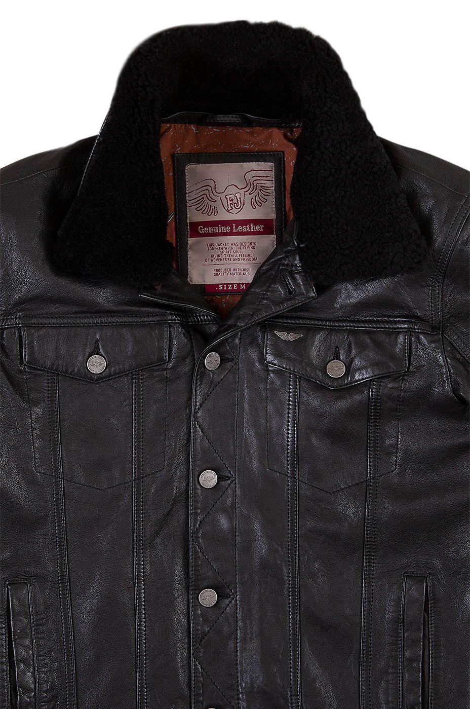 Chaqueta De Cuero Dublin Black-1