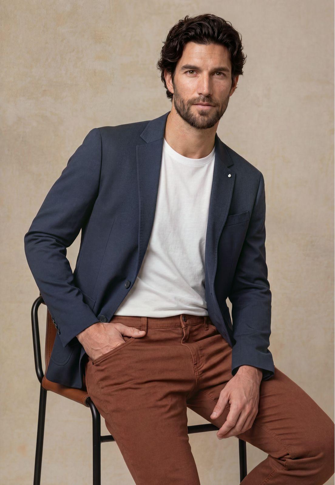 Blazer Traveller Navy-4
