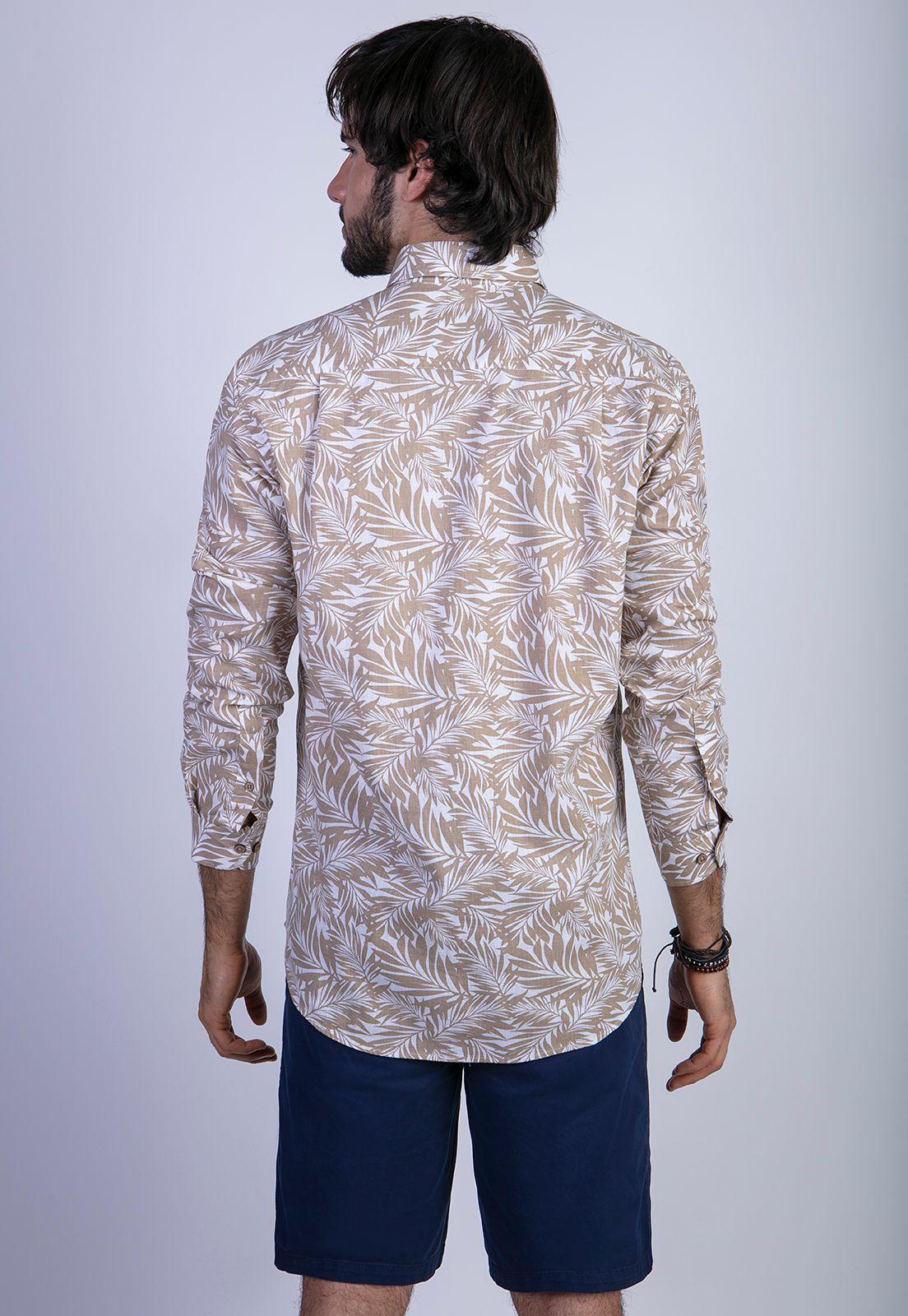 Camisa Estampada Vermont Fj Sand-1