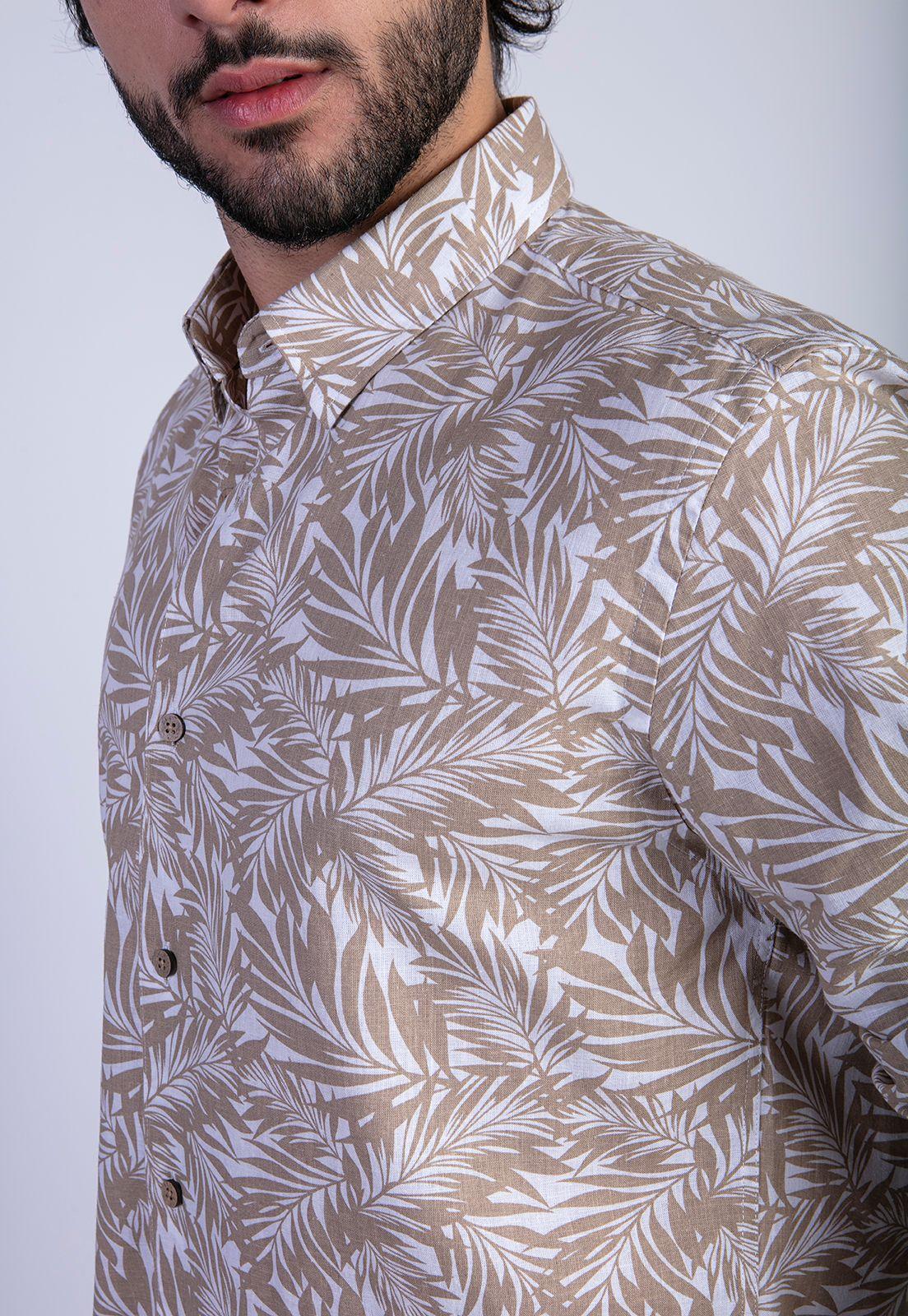 Camisa Estampada Vermont Fj Sand-3