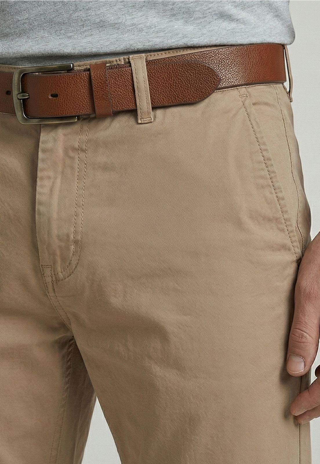 Pantalón Slim Twill L/31 Khaki-2