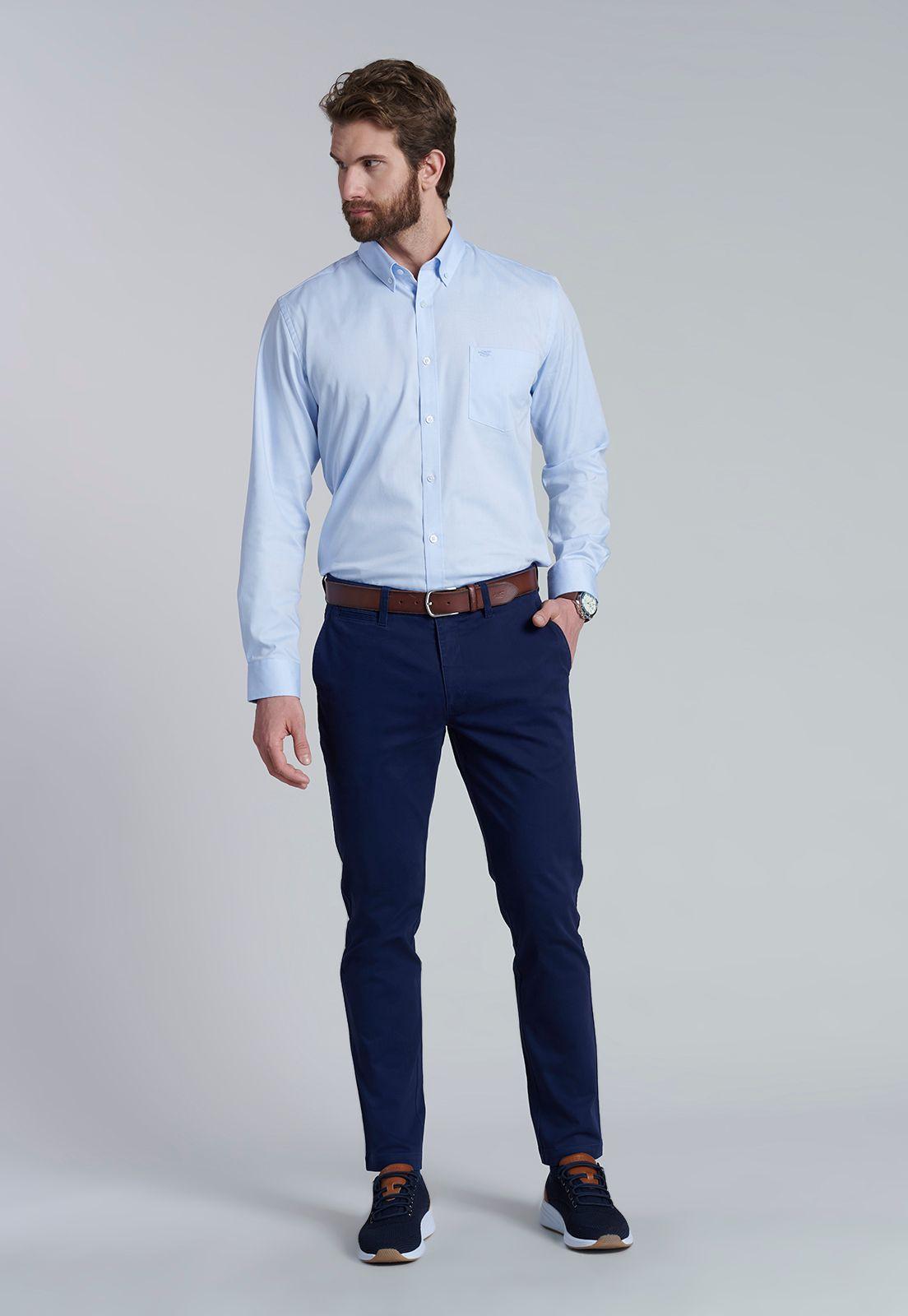 Pantalón Twill Slim /31 Dk.Blue-5