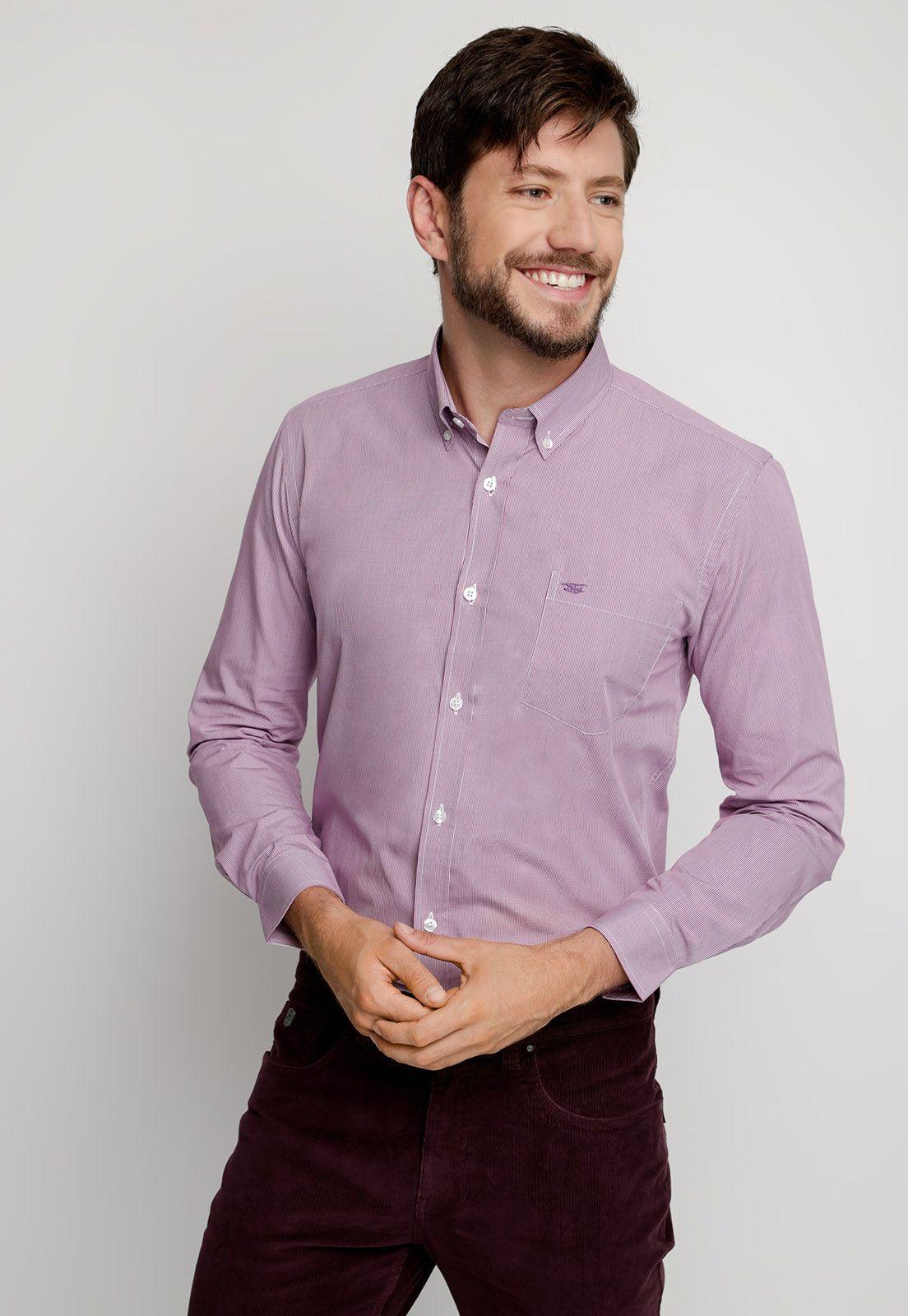 Camisa Smart Casual Albany Violet-0