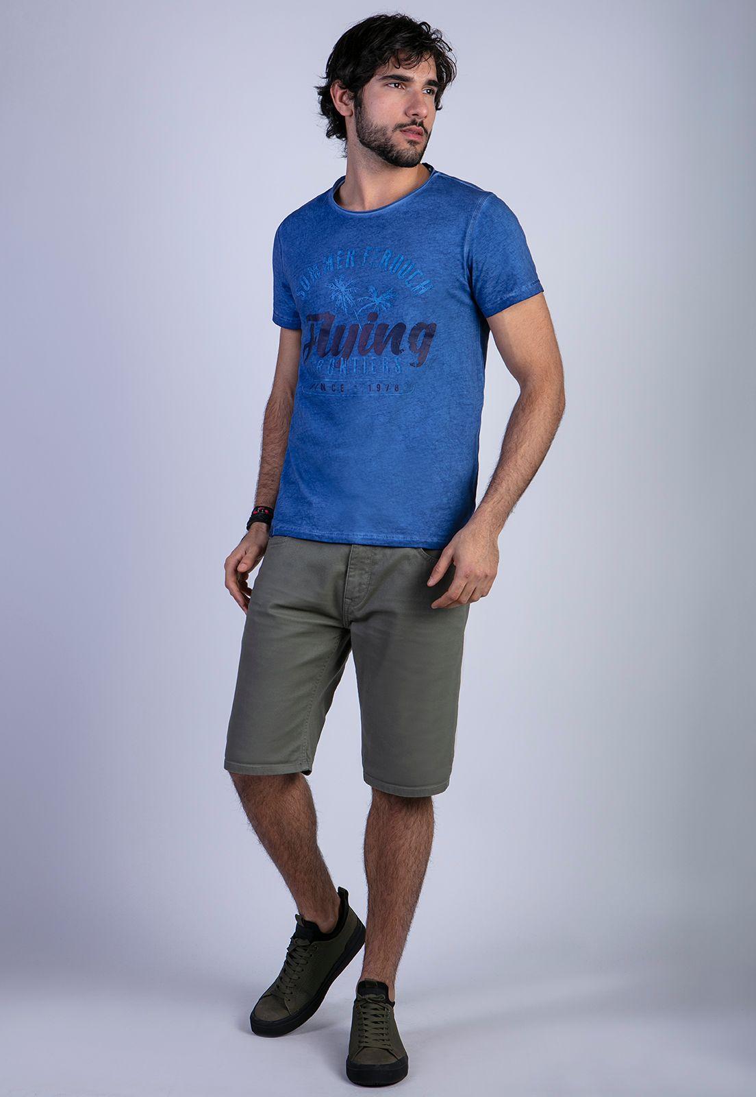 Polera Dirty Wash Seatle Blue-2