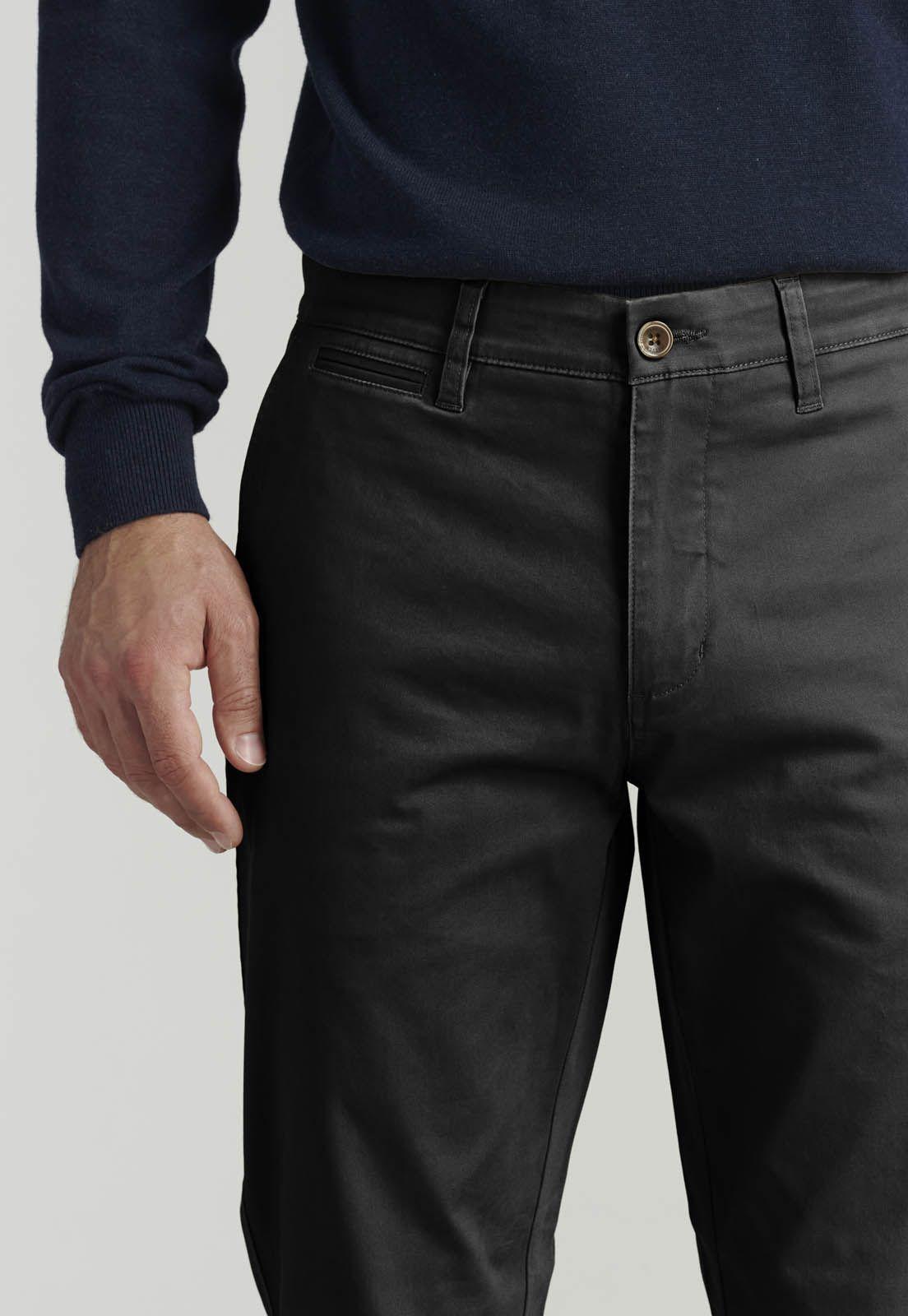 Pantalón Twill Without Pleats L/31 Business Black-2