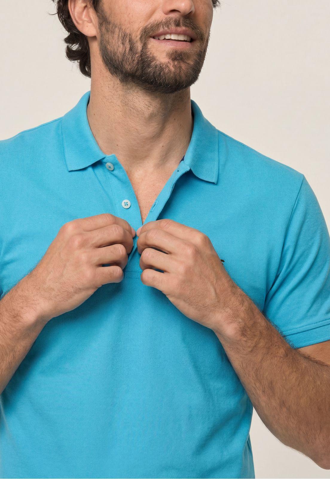 Polo Piqué Lt Turquoise-3