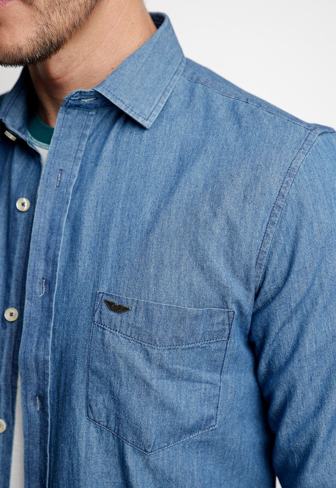 Camisa Denim Trenton Fj Navy-2