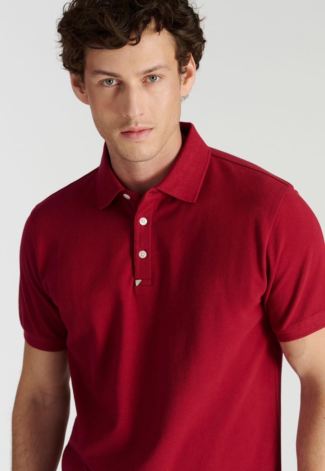 Polera Polo Roma Heritage Cherry-2