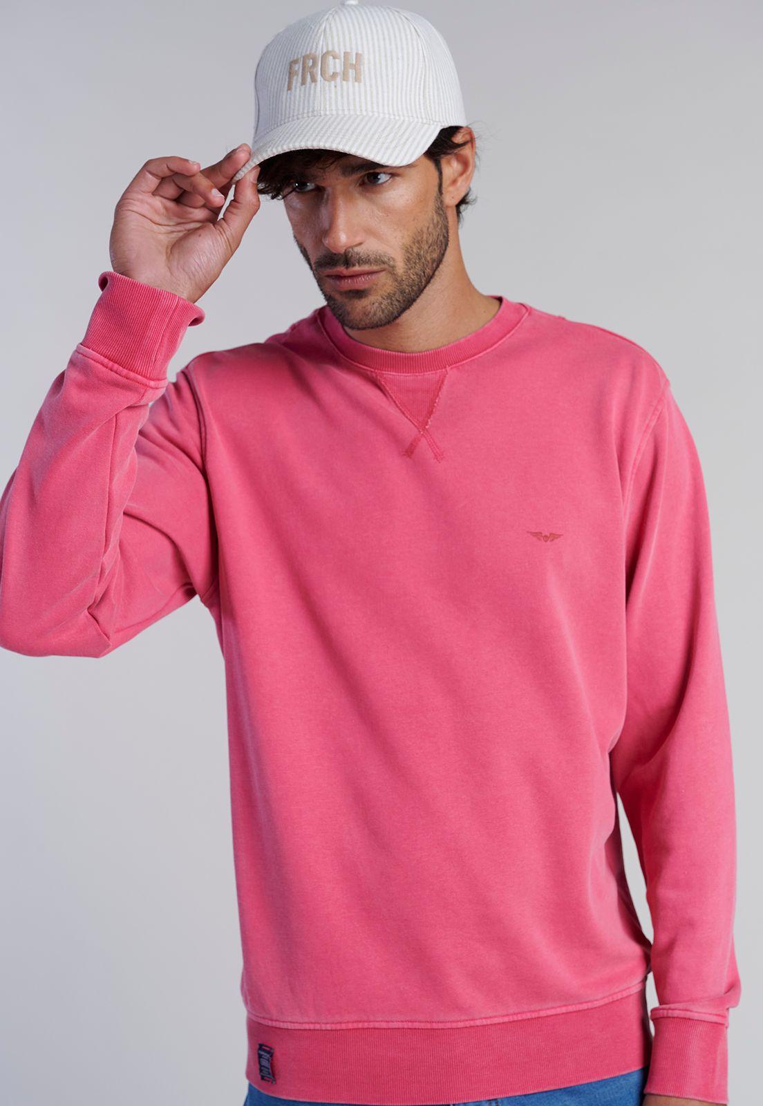 Polerón Crew Neck Anaheim Dk Coral-4