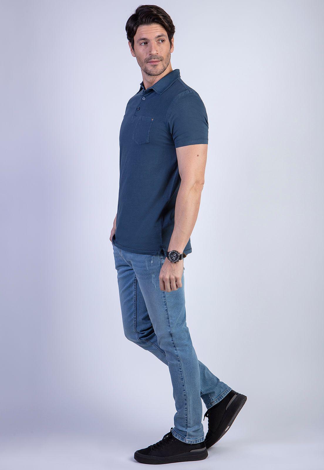 Polera Polo Lavada Orlando Metal-2