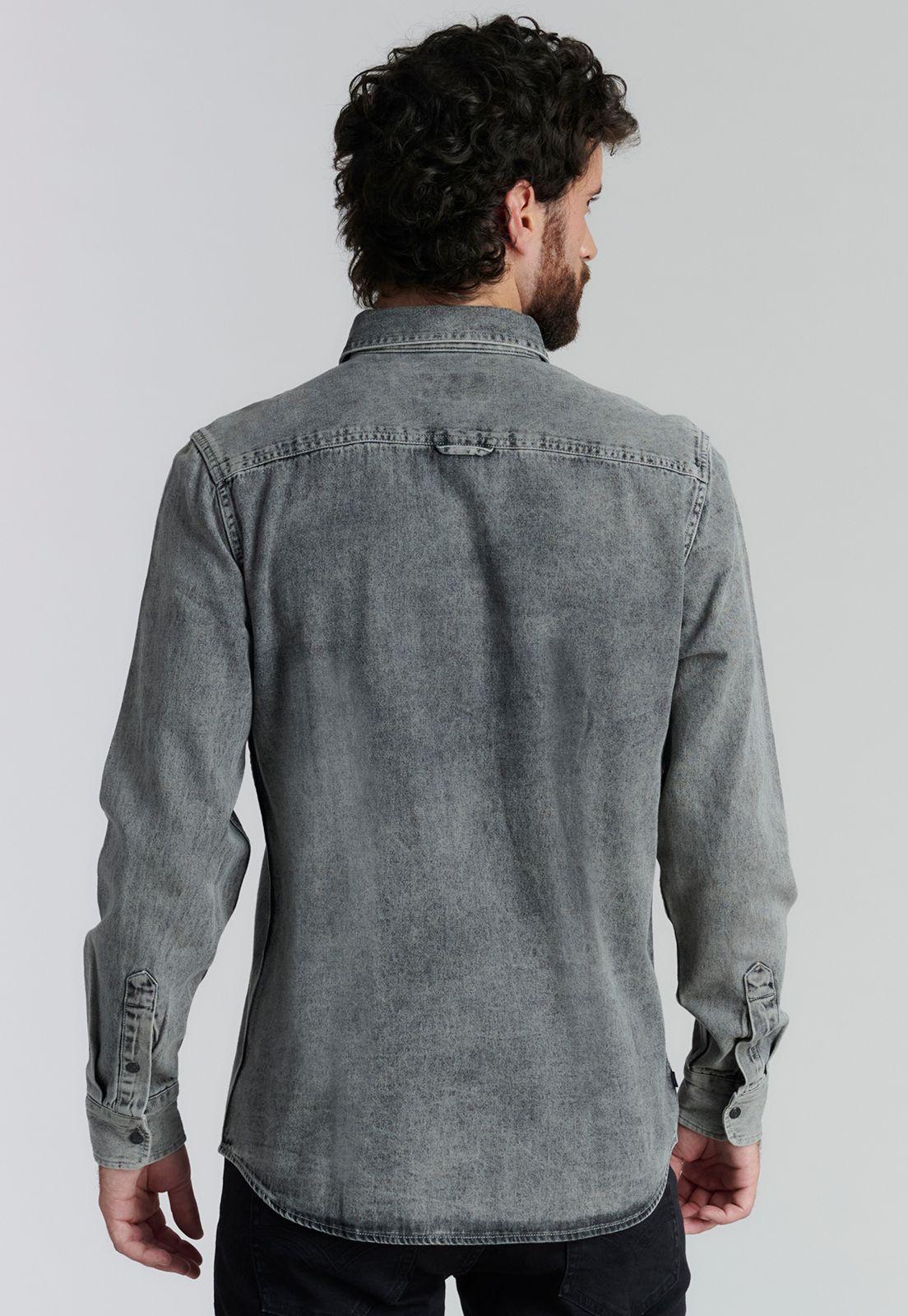 Camisa Memphis Fjs Lt Grey-3