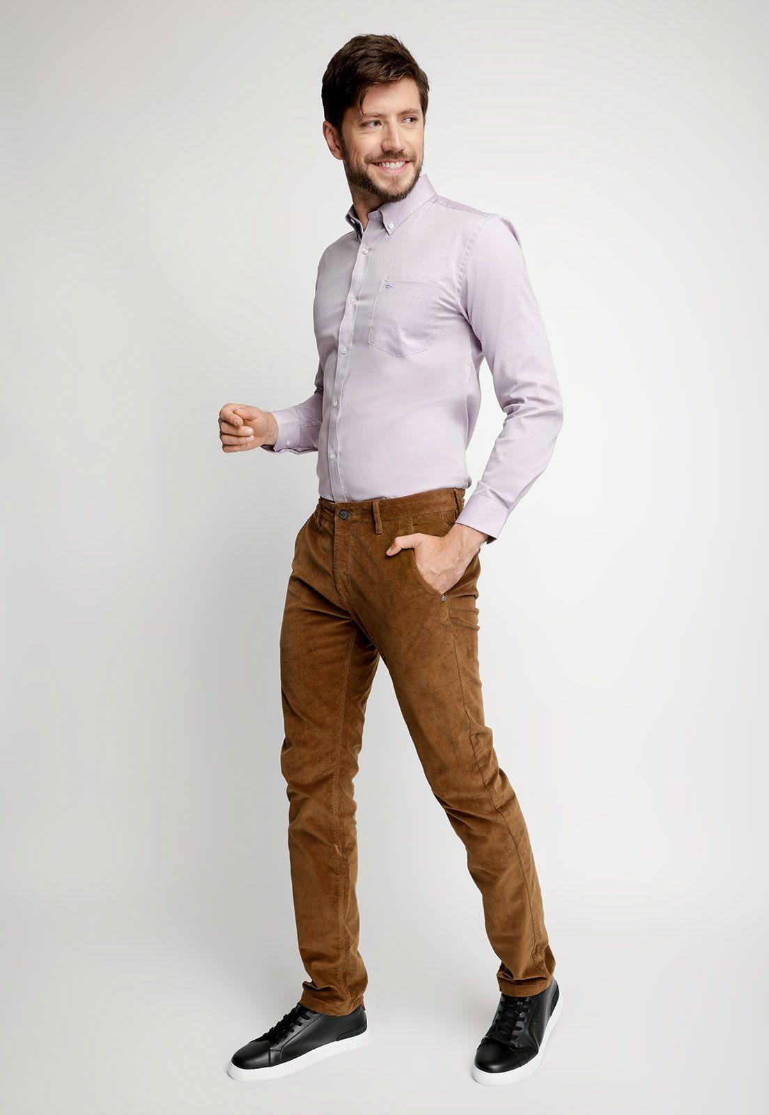 Camisa Oxford F Purple-3