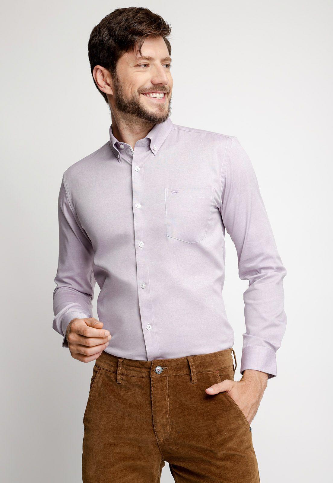 Camisa Oxford F Purple-0