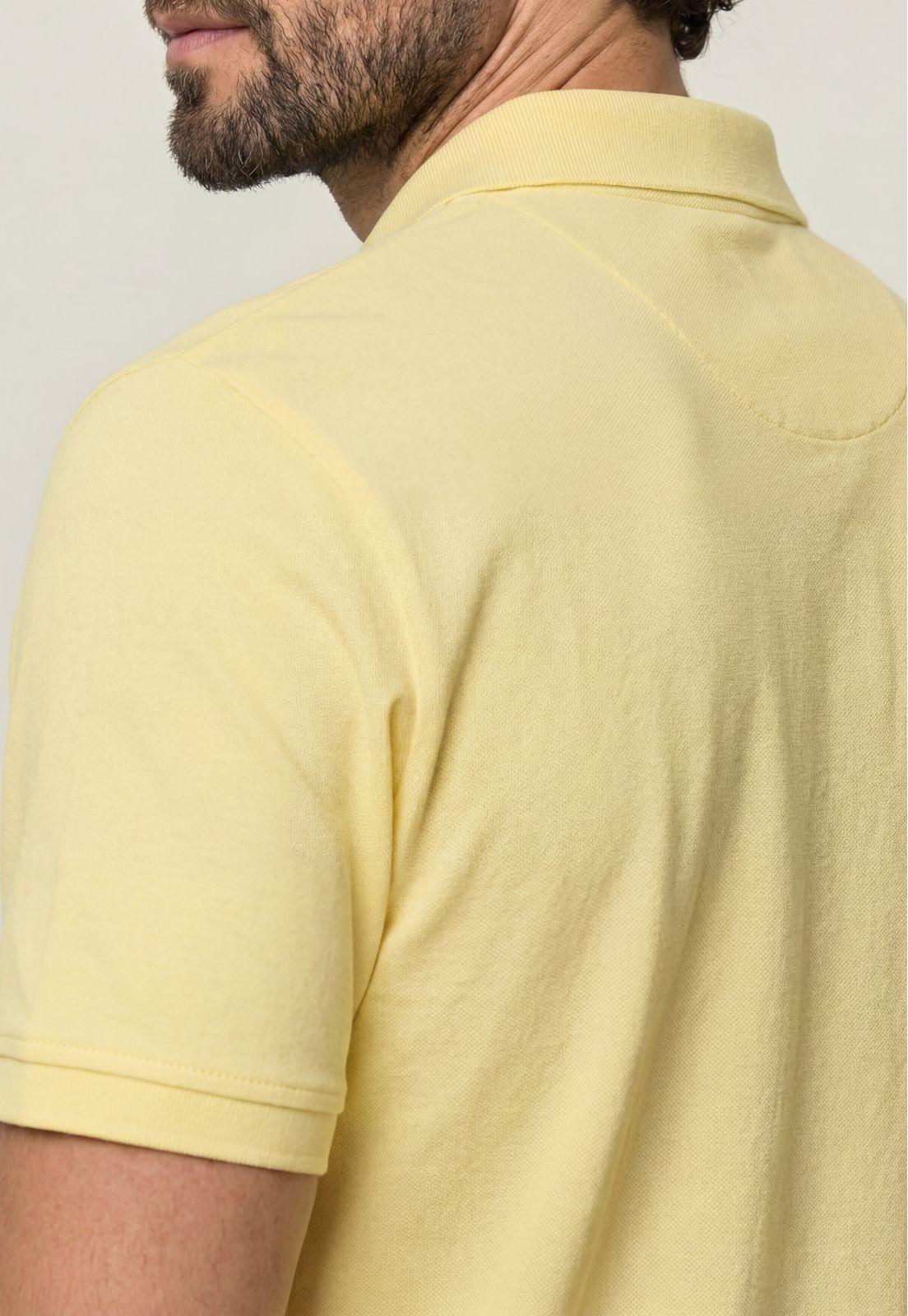 Polo Piqué Yellow-3