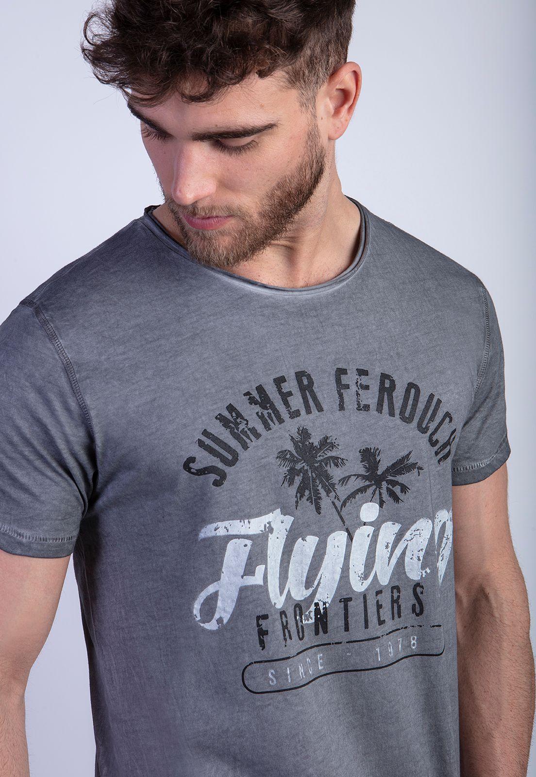 Polera Dirty Wash Seatle Grafito-3