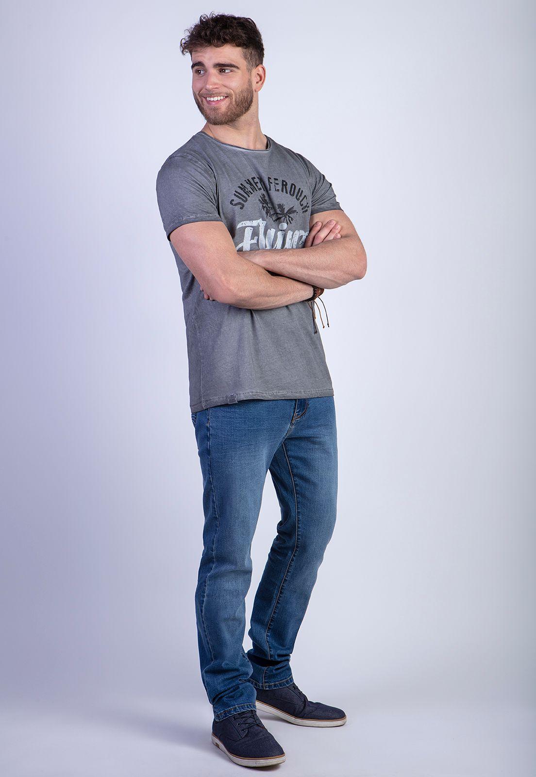 Polera Dirty Wash Seatle Grafito-2