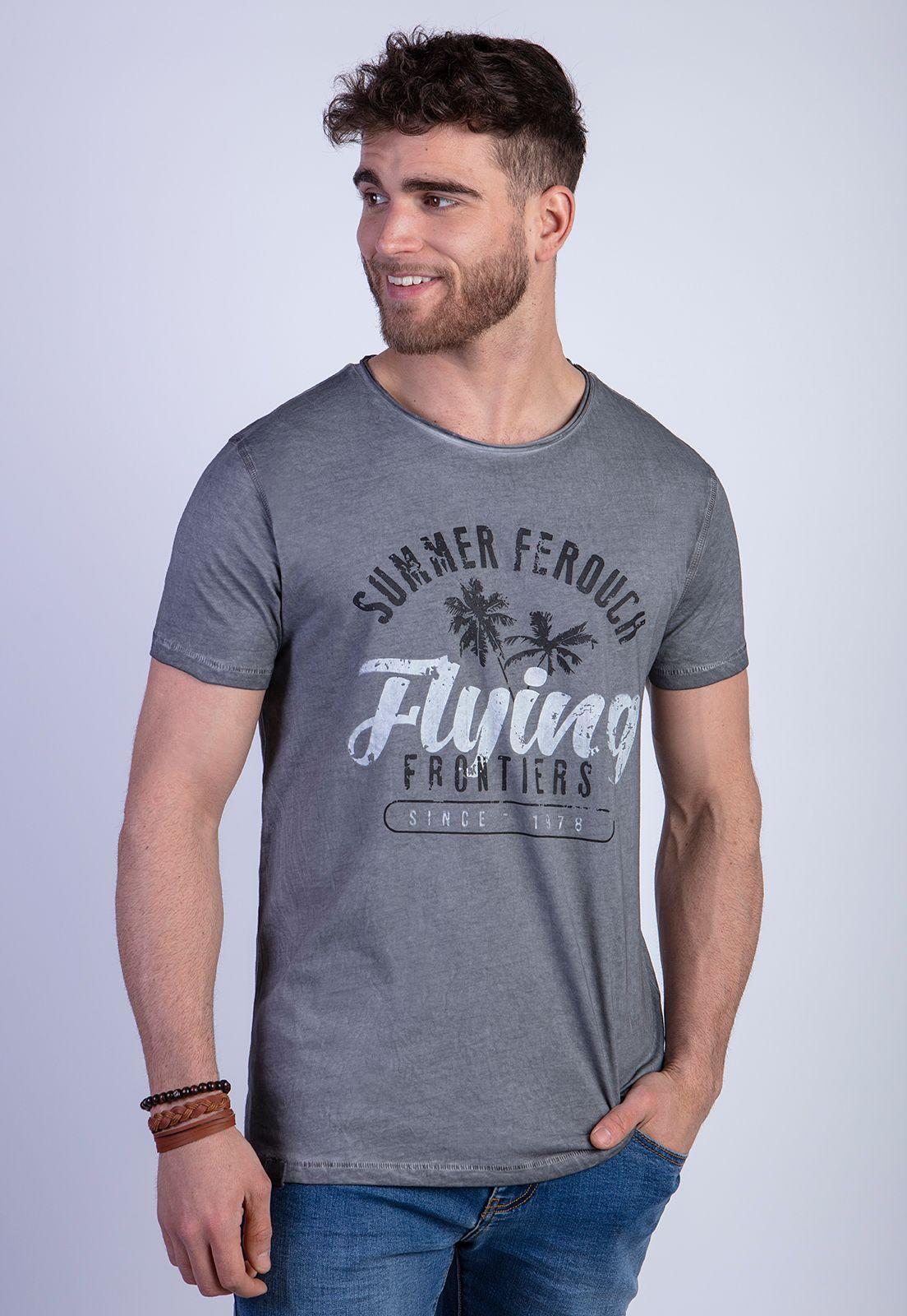Polera Dirty Wash Seatle Grafito-0