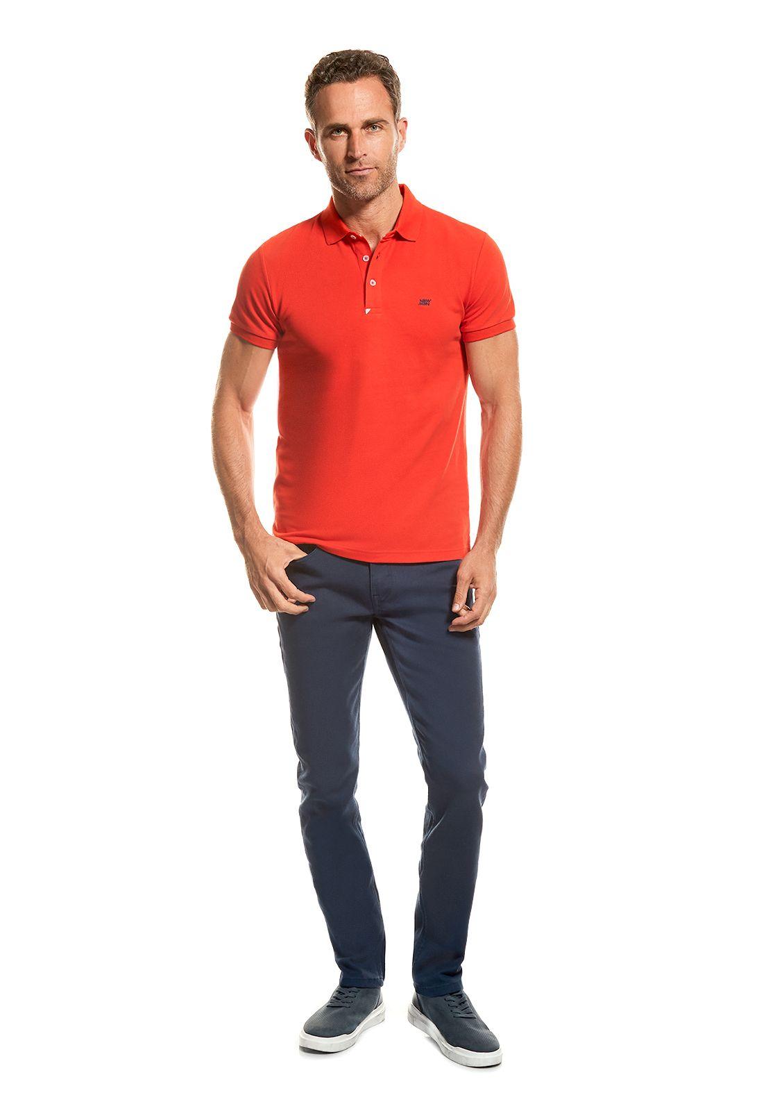 POLERA POLO PIQUE RED-1