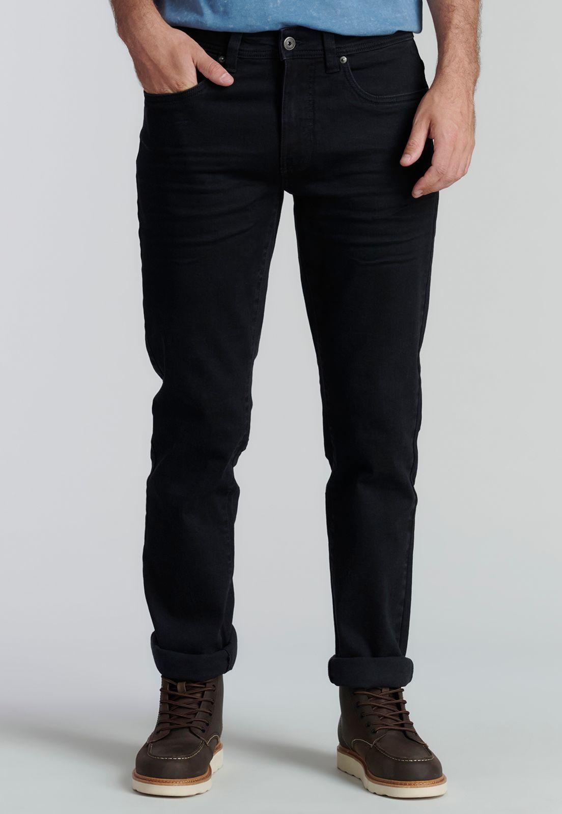 Jeans Básico Bristol Fjs Black-0