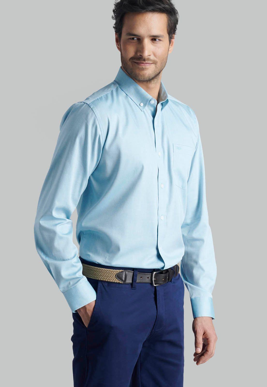 Camisa Oxford Smart Casual Fr River-4