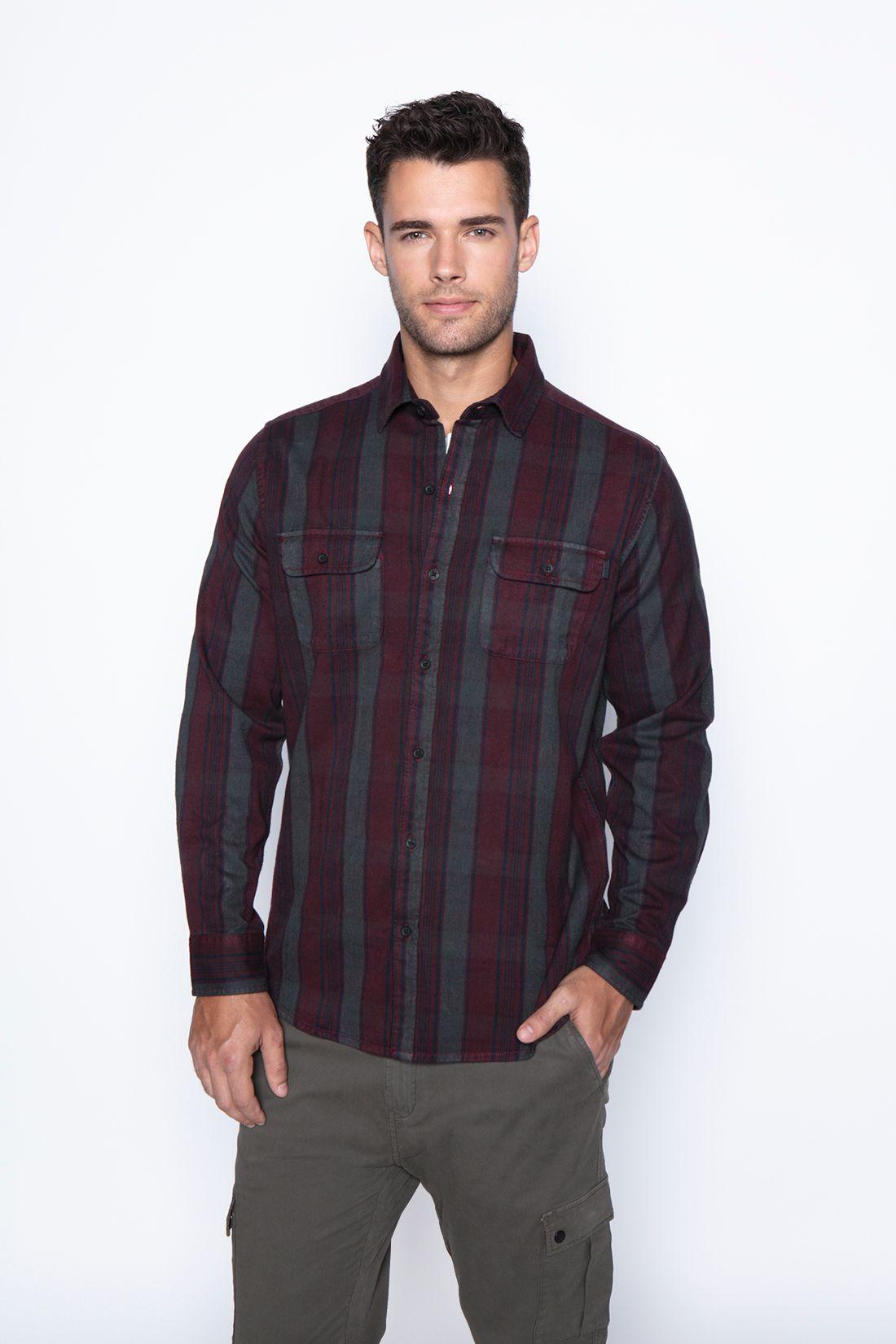 Camisa Cisnes Burgundy-0