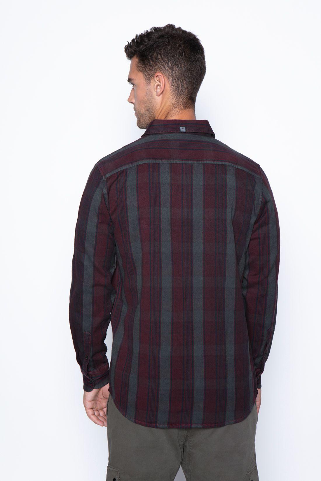 Camisa Cisnes Burgundy-1