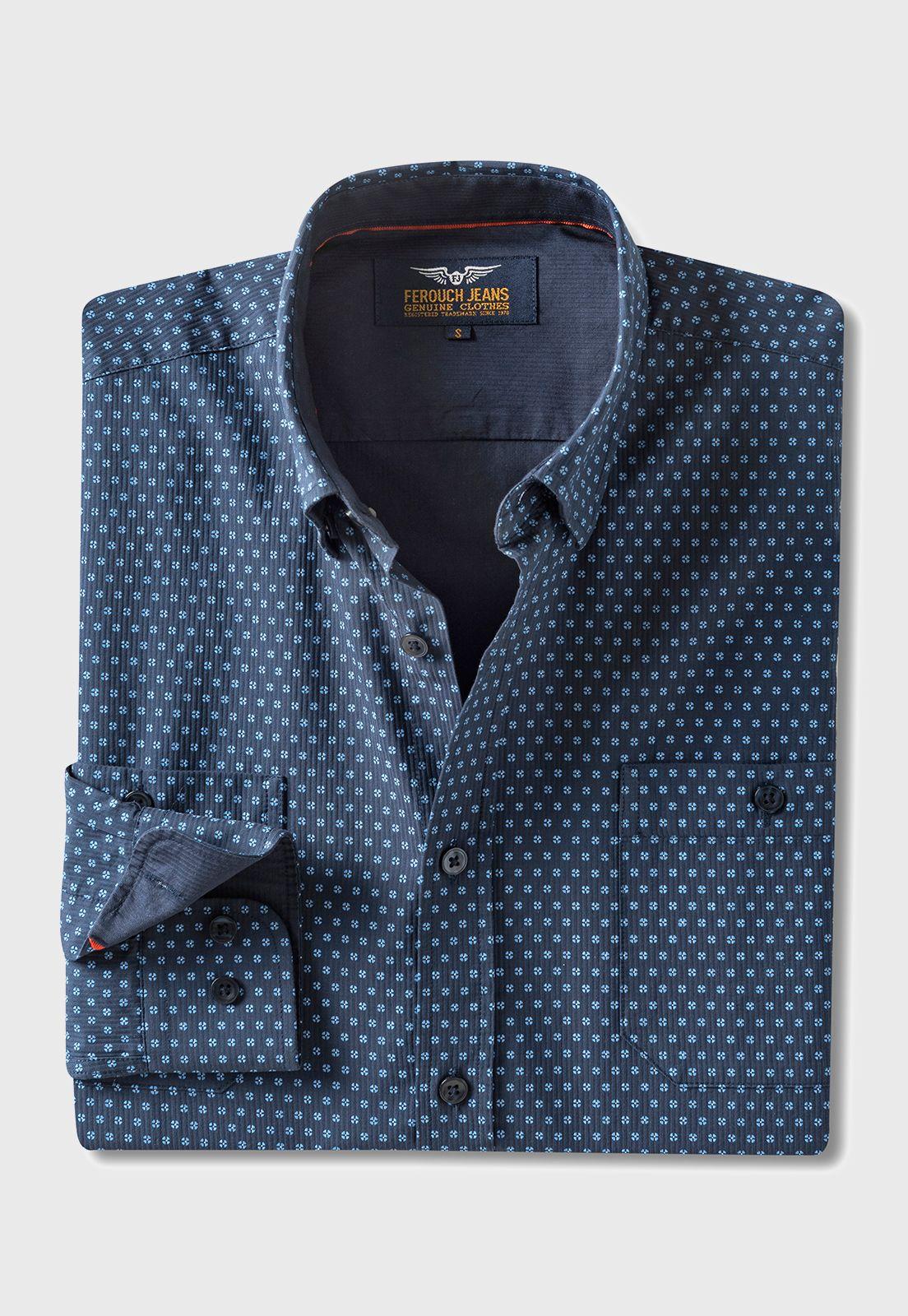 Camisa Estampada Vermont Fj Marine-4