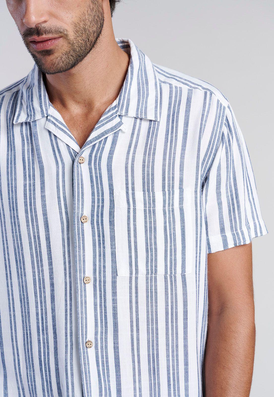 Camisa Listada Sport Fj Indigo-2
