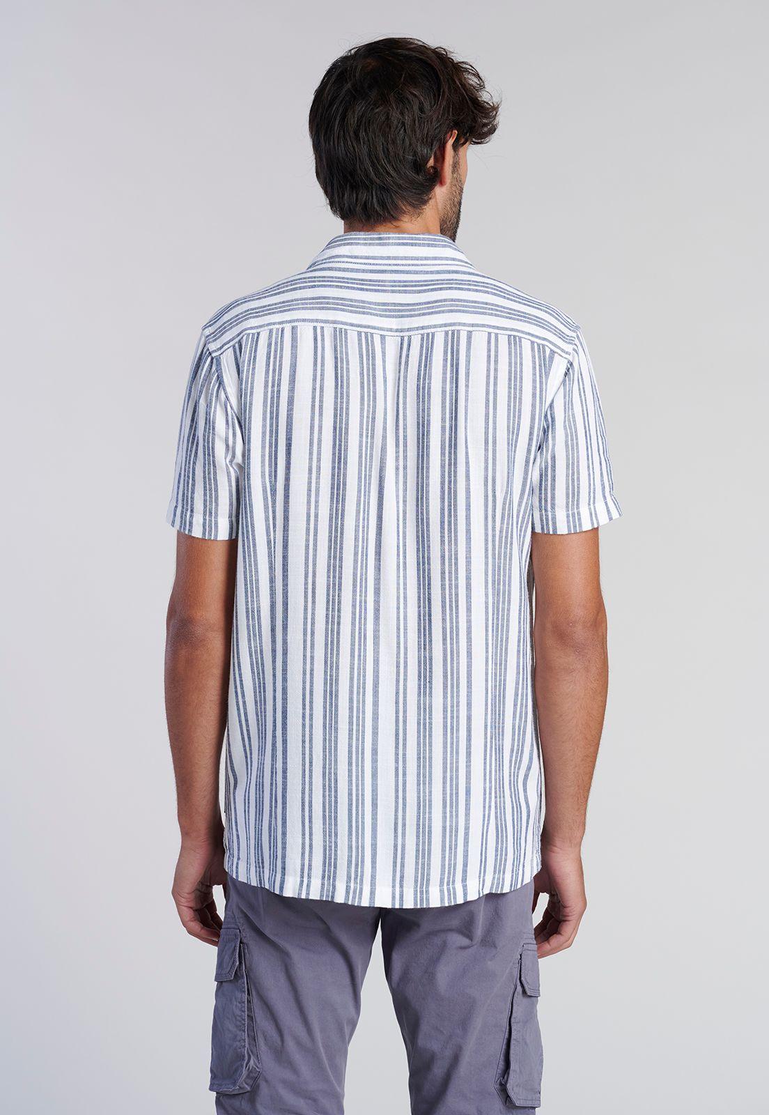 Camisa Listada Sport Fj Indigo-3