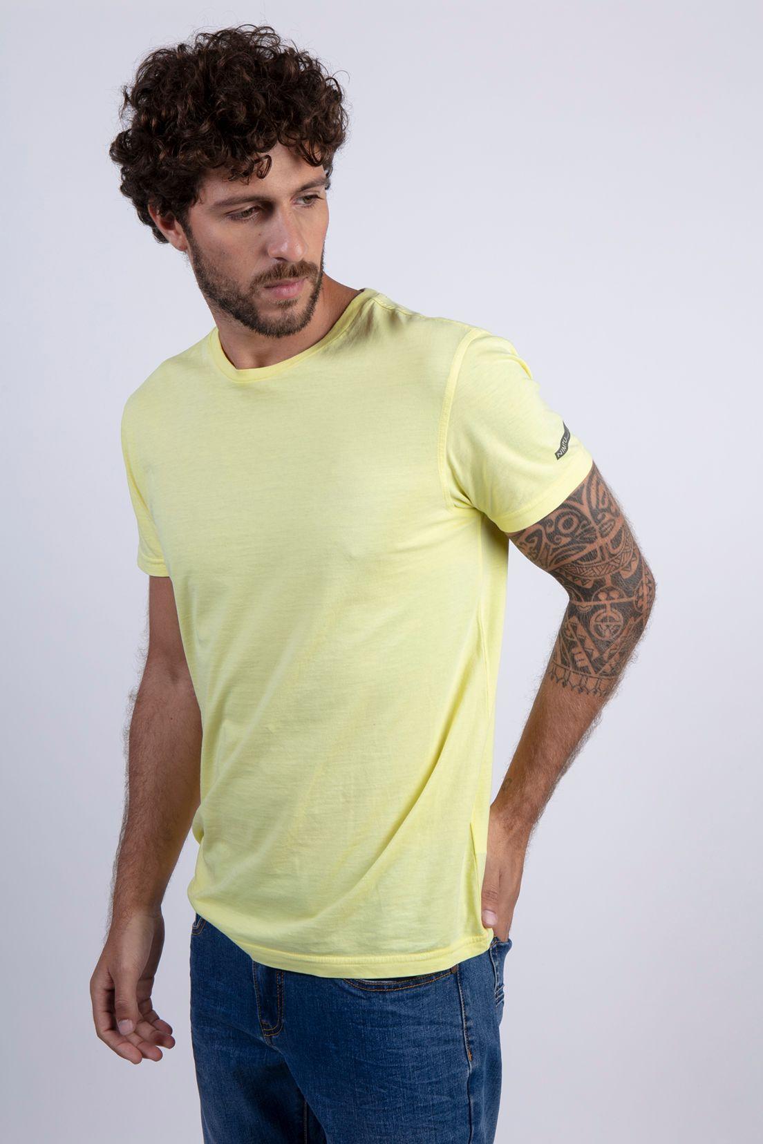 Polera Básica Tres Cruces Yellow-0