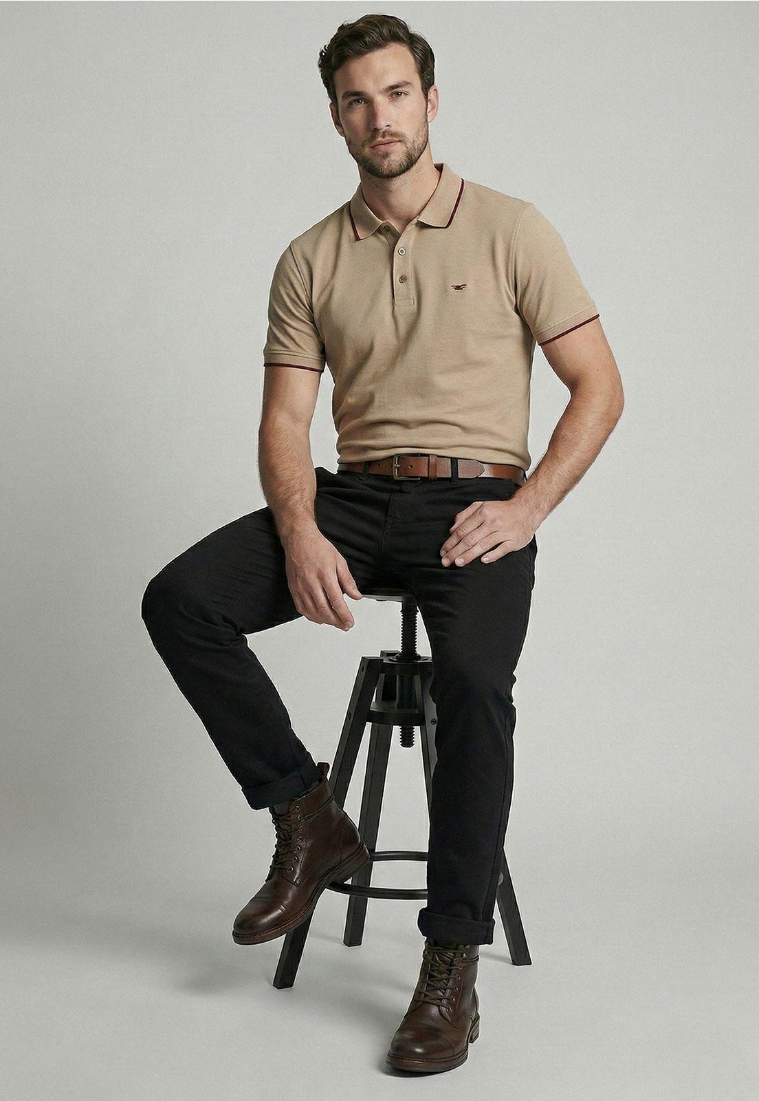 Pantalón Slim Twill L/31 Black-4