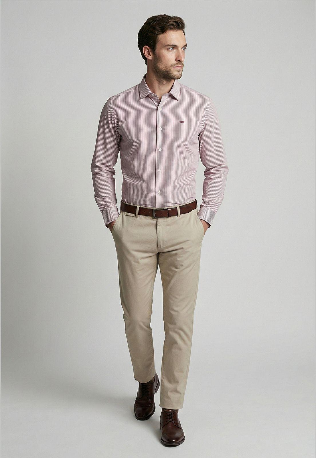 Camisa Austin Burgundy-1