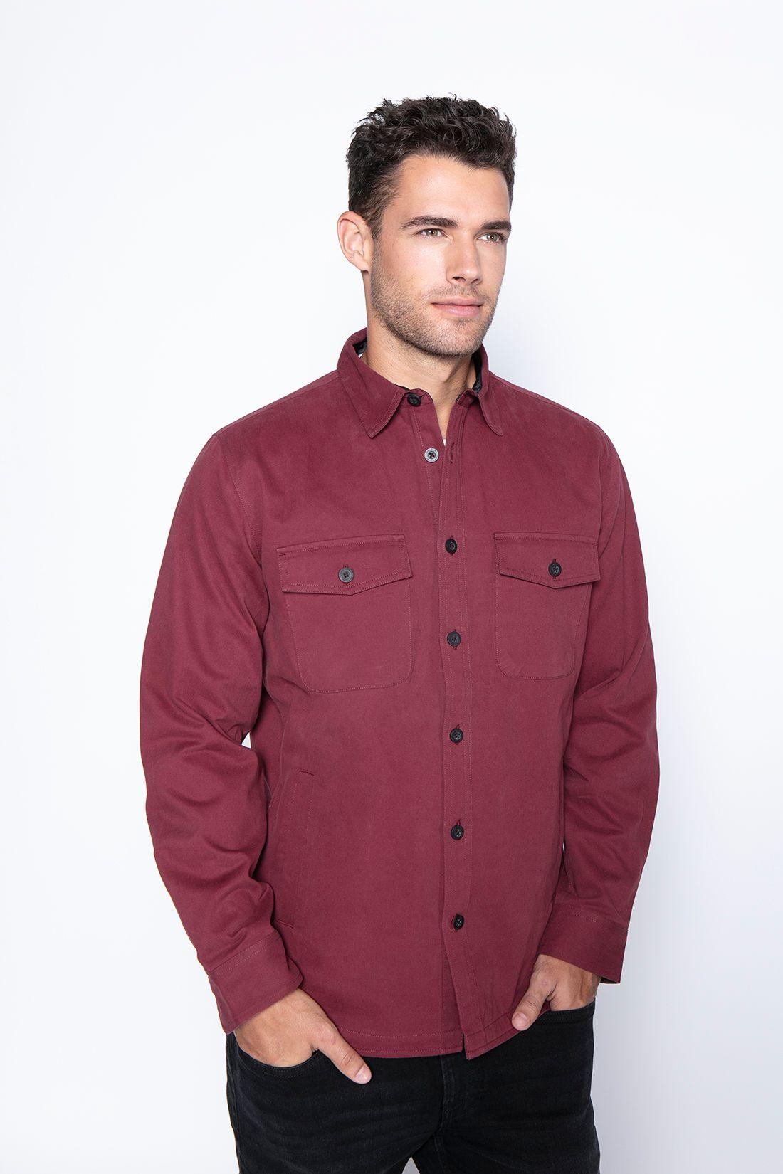 Chaqueta Twill Trancura Burgundy-0
