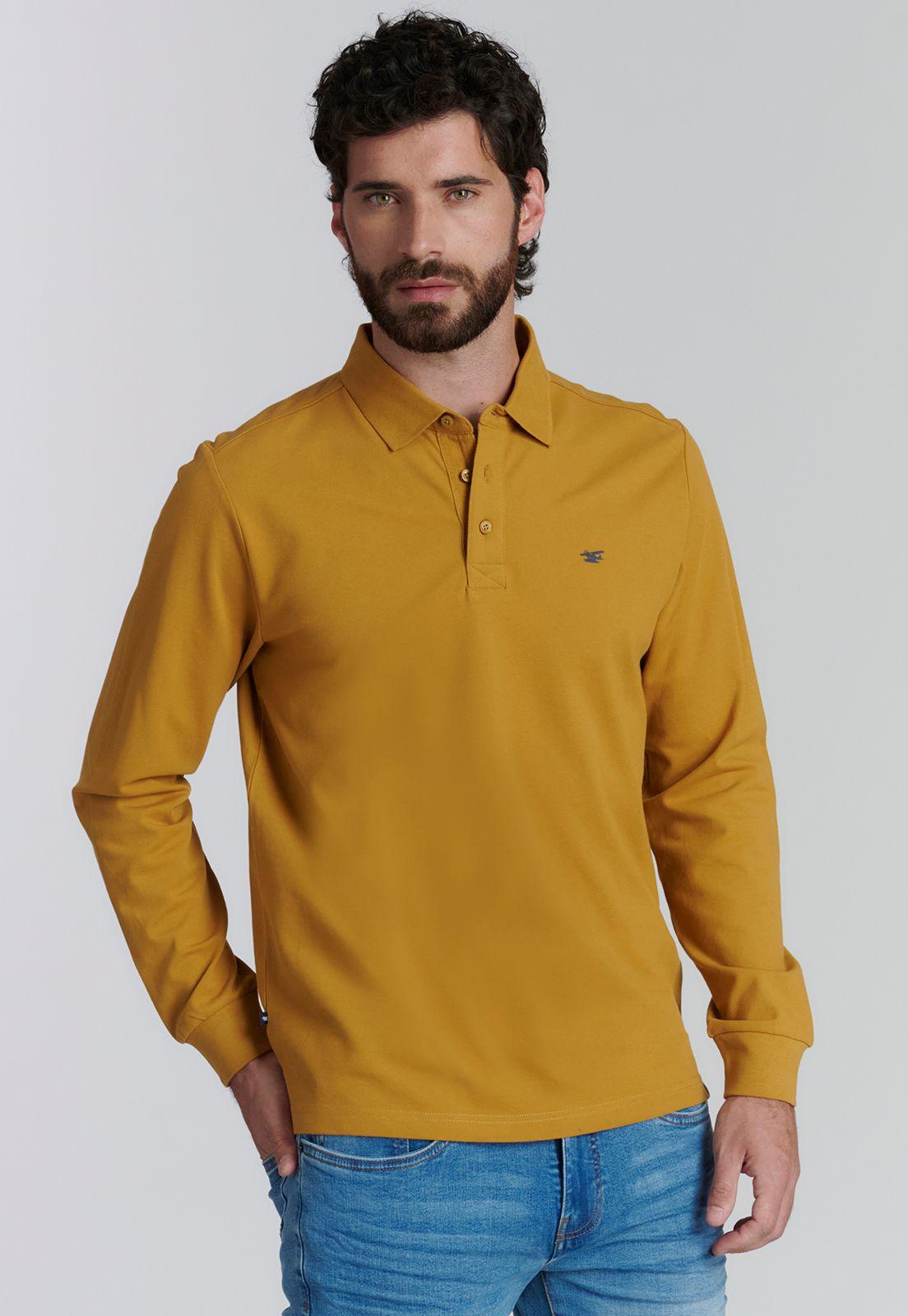 Polera Básica Dakota Fr Mustard-0