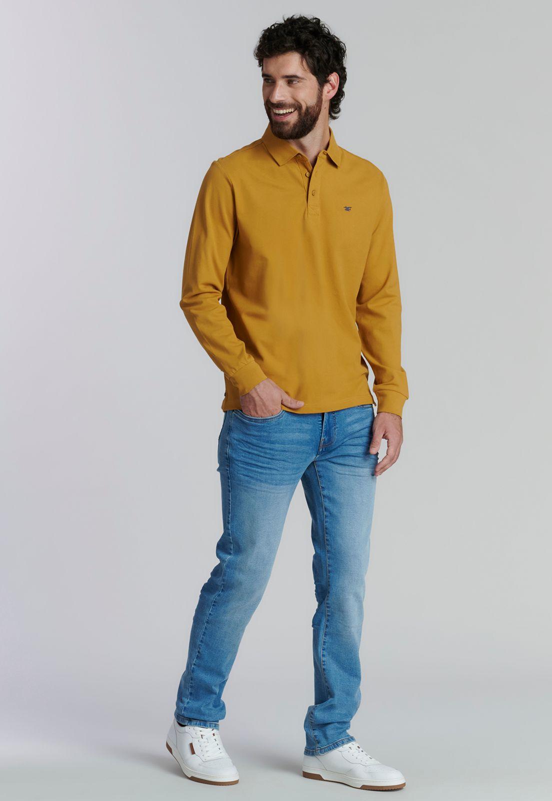 Polera Básica Dakota Fr Mustard-1