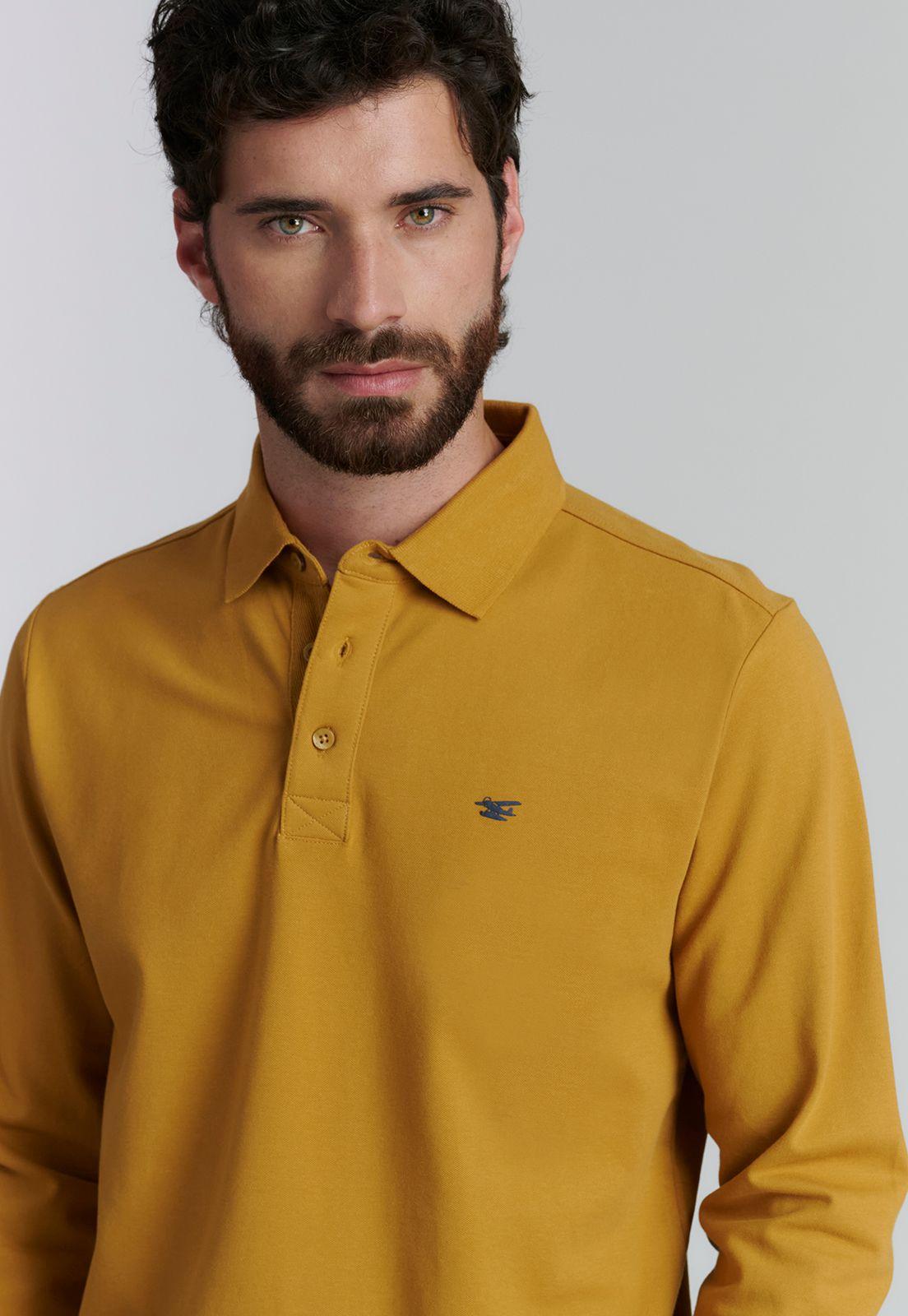 Polera Básica Dakota Fr Mustard-2