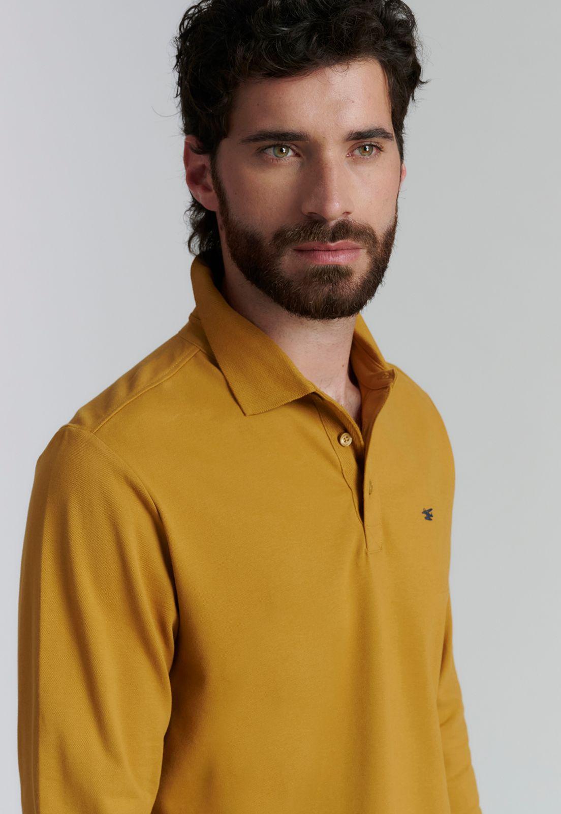 Polera Básica Dakota Fr Mustard-4